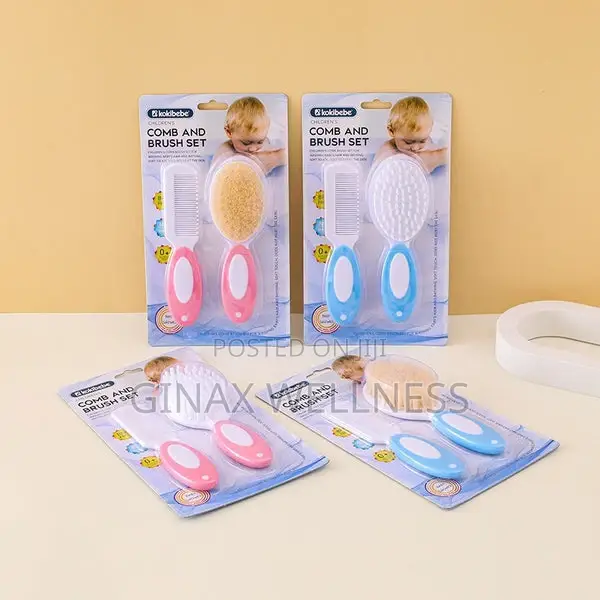 Toddler's Hair Comb and Brush Set