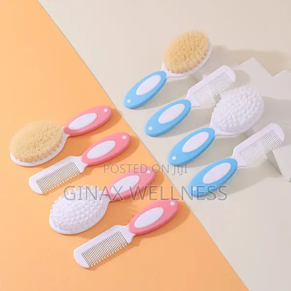 Toddler's Hair Comb and Brush Set
