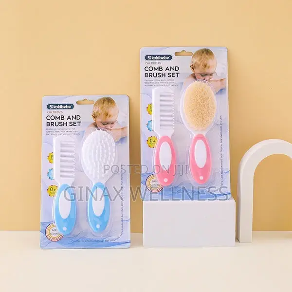 Toddler's Hair Comb and Brush Set