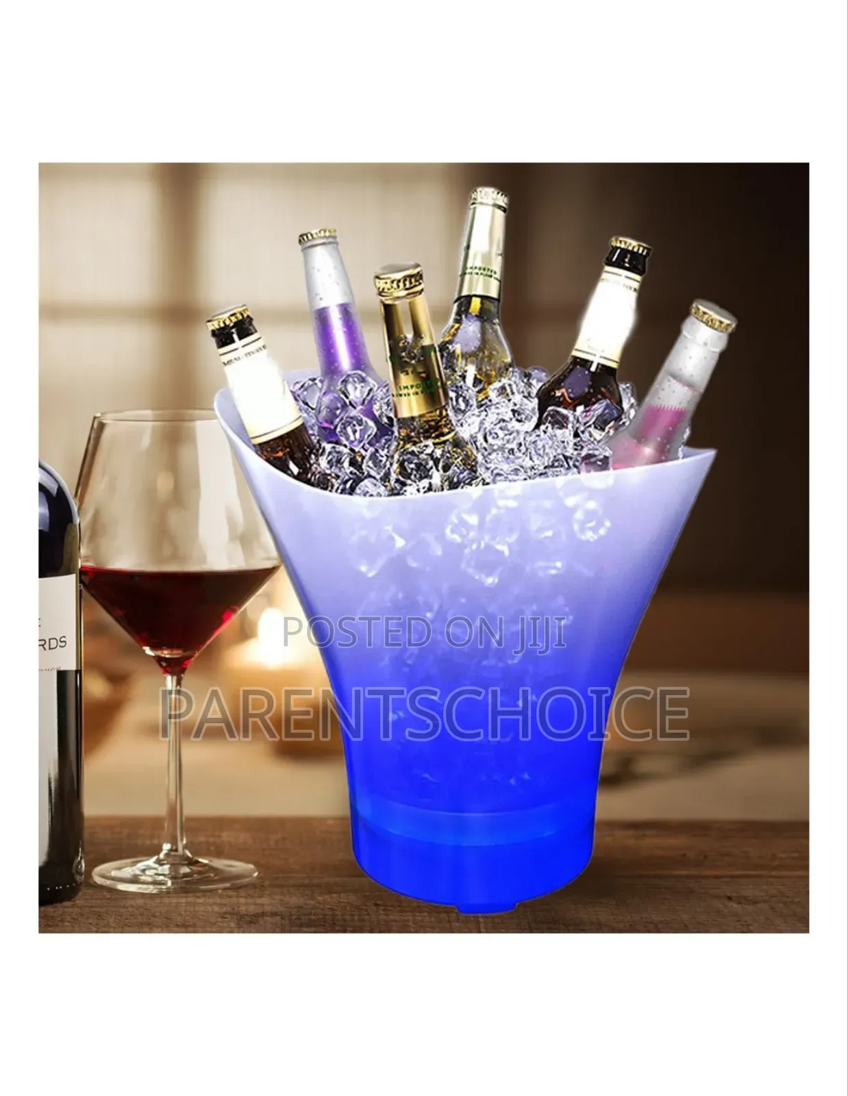 Led Ice Bucket With Bluetooth Speaker Lighted Large Ice Bucket Parties