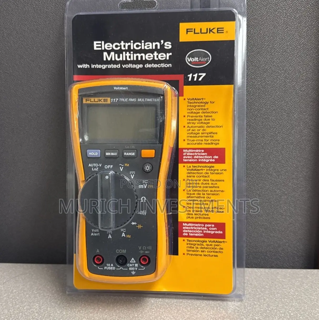Fluke 117 Digital Multimeter With Intergrated Voltage Detection