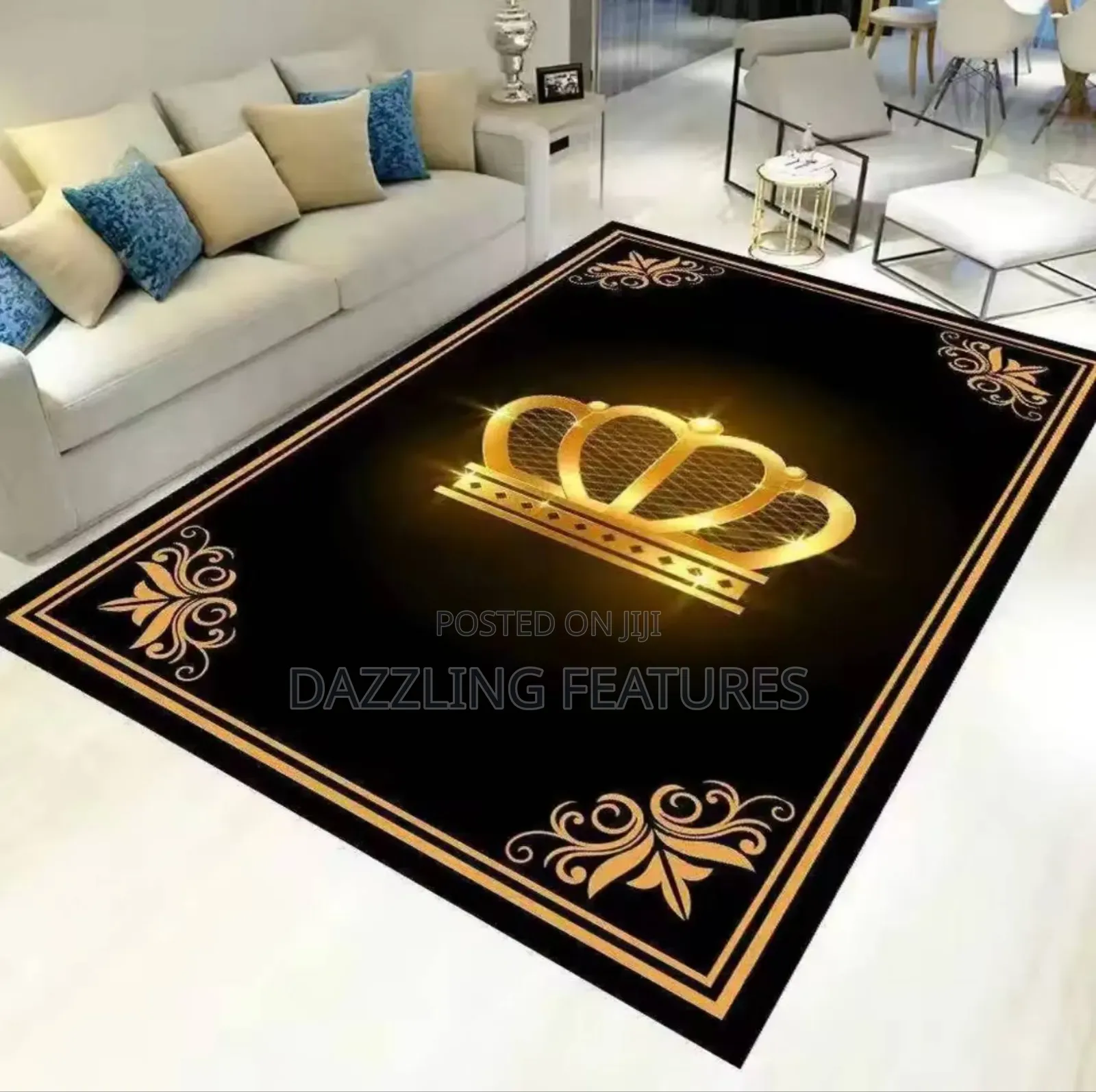 Quality Centre Rug With Touch of Black