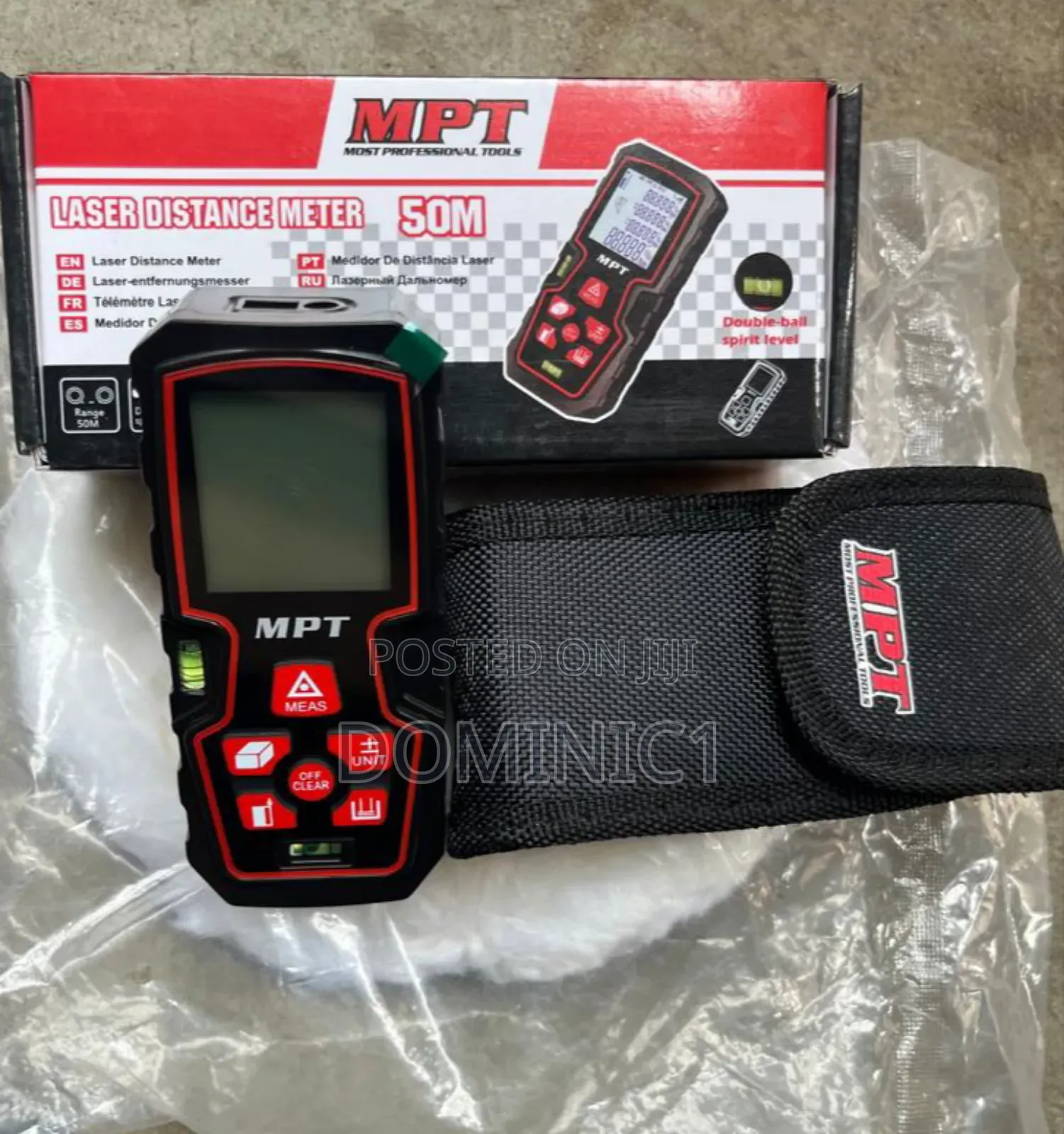 Mpt Laser Distance Meter (Model Mlds501-50m),