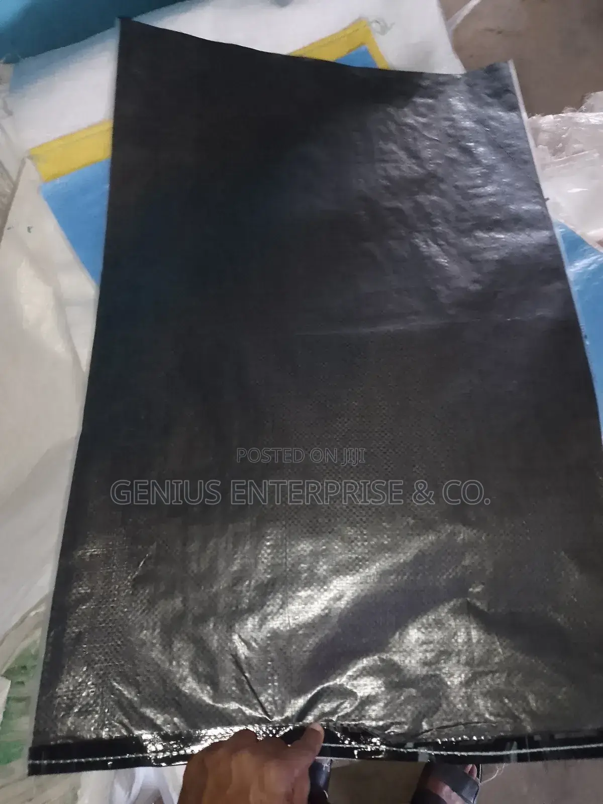 Black Charcoal Pure Woven Sack Bags. 25kg