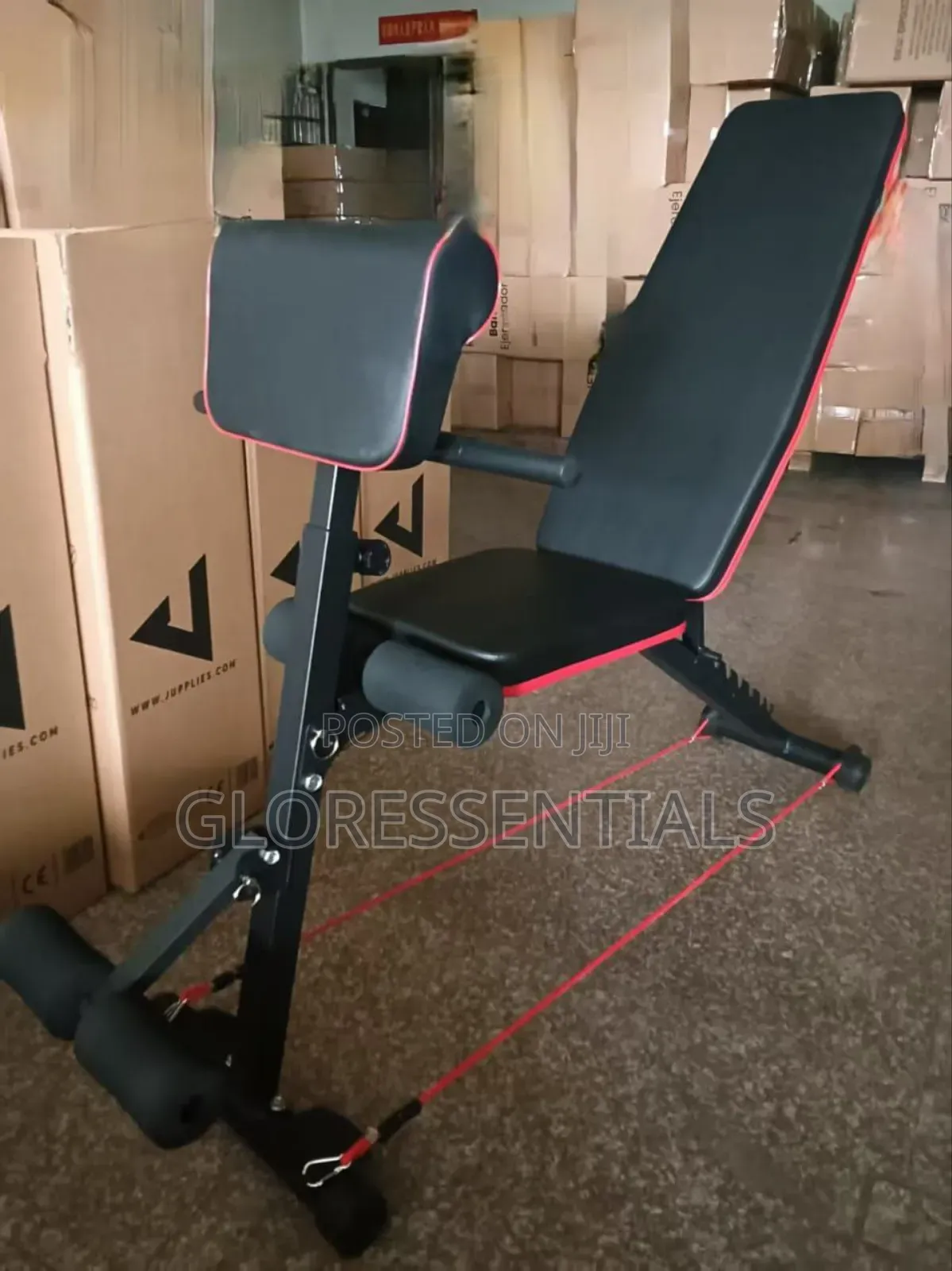Adjustable Weight Bench Foldable Sit-Up or Utility Workout Bench.