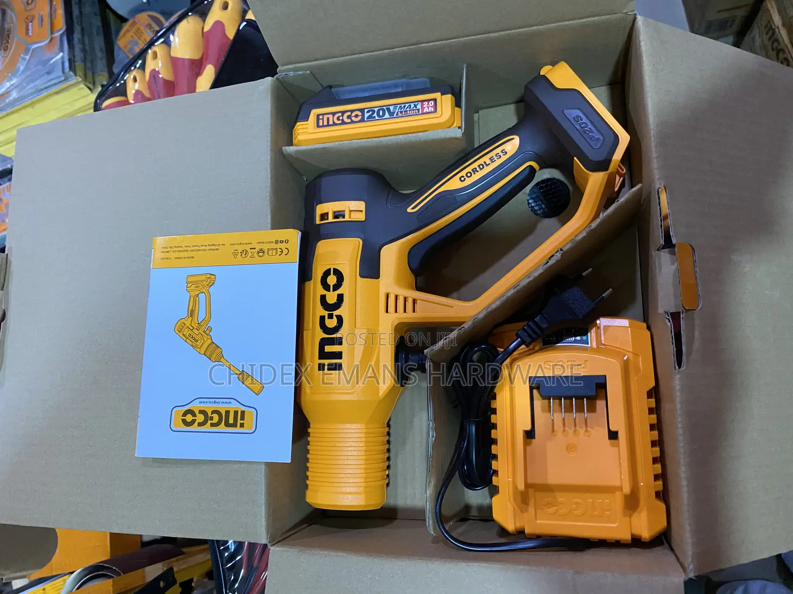 Ingco 20v Cordless Pressure Washer