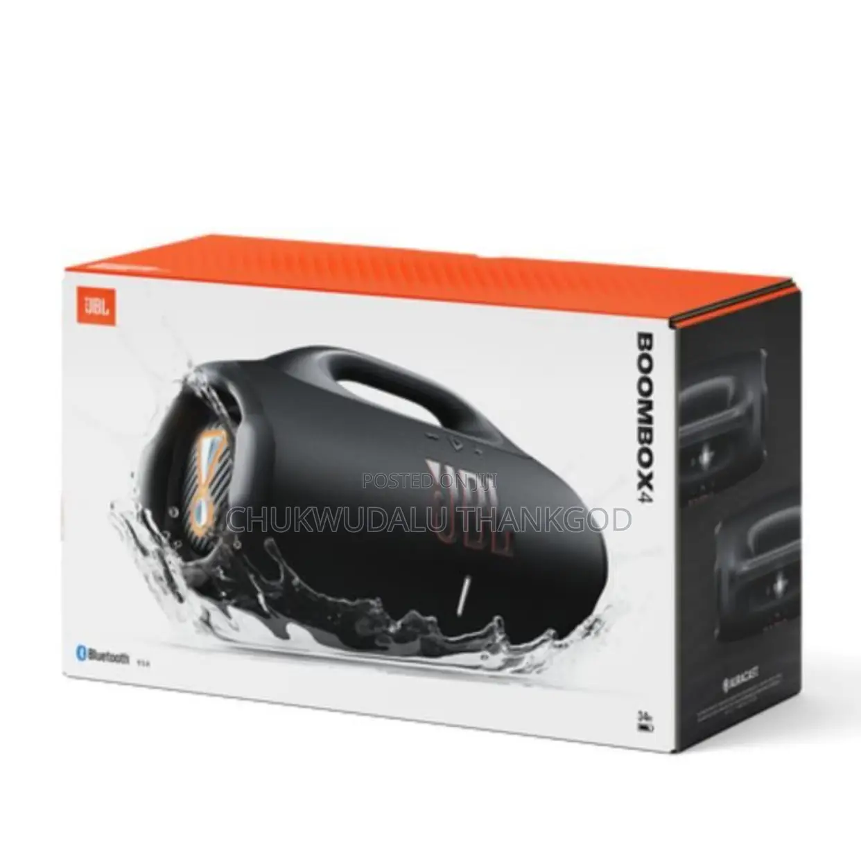 JBL Boombox 4 Super Bluetooth Speaker, Waterproof With Boombox Bass