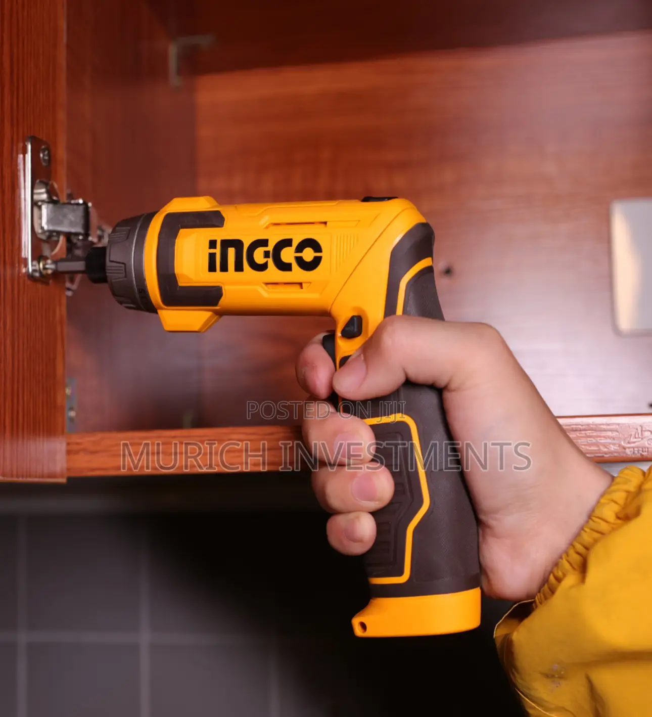 Ingco Cordless Screwdriver, Rechargeable Power Drill Driver Set, 6n.M