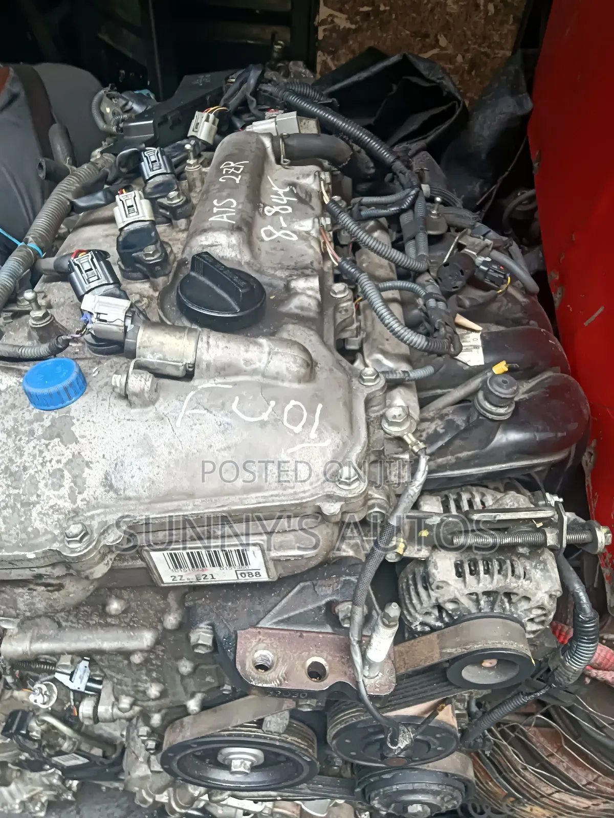 Toyota Corolla 2010 Engine 2zr.