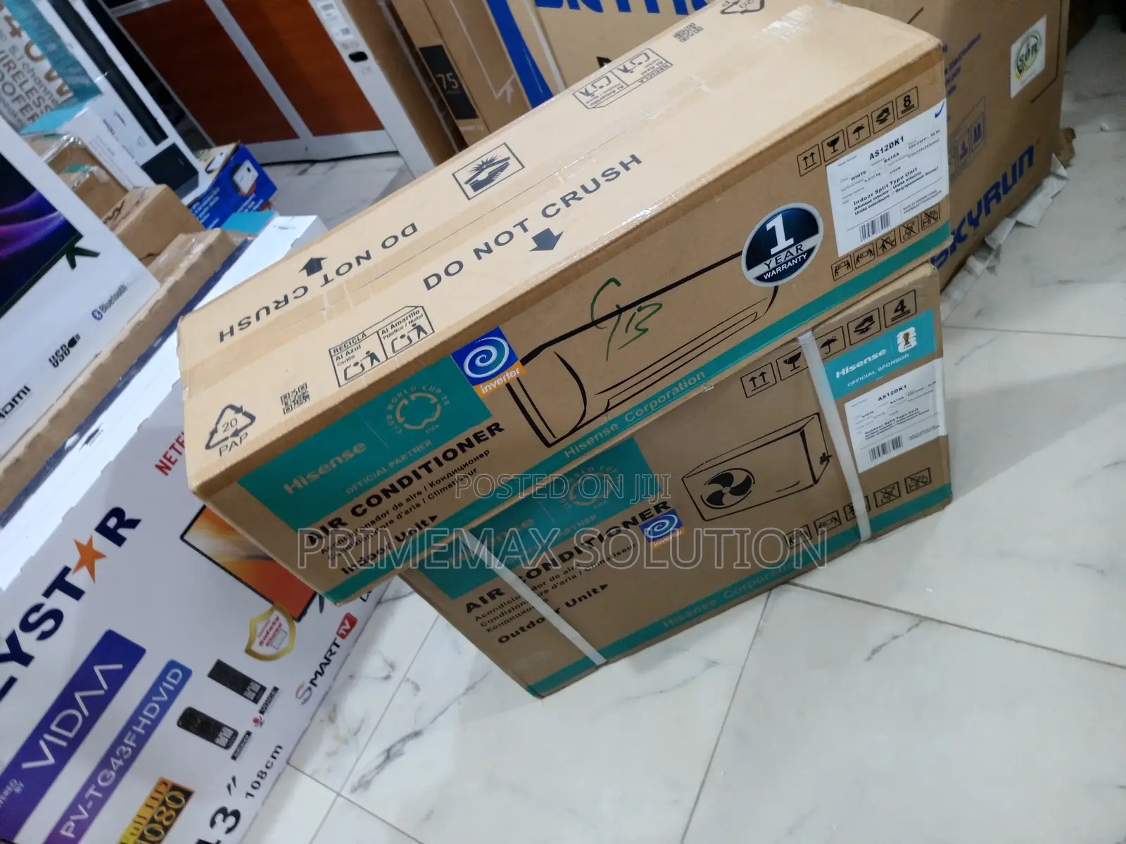 Hisense 1.5hp Inverter Split Air Conditioner As12dk1 White