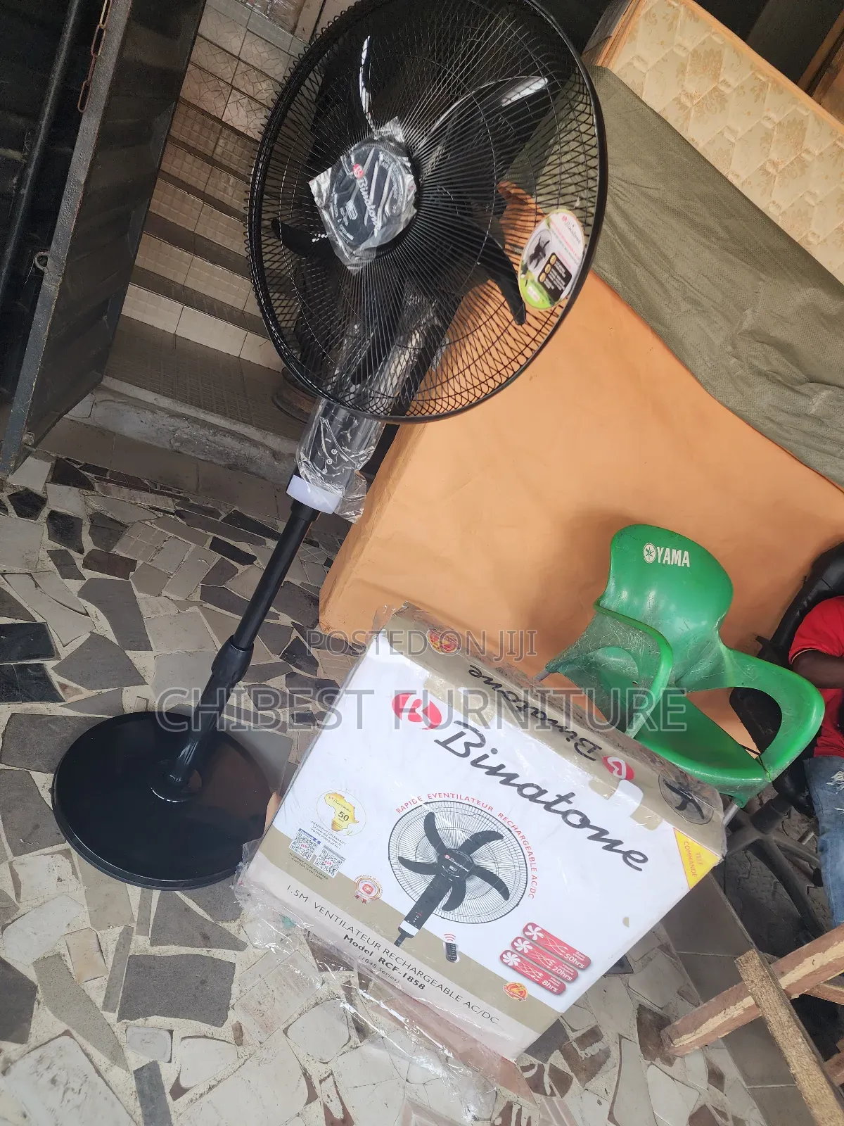 Brand New Original Binatone 18inches Rechargeable Fan.