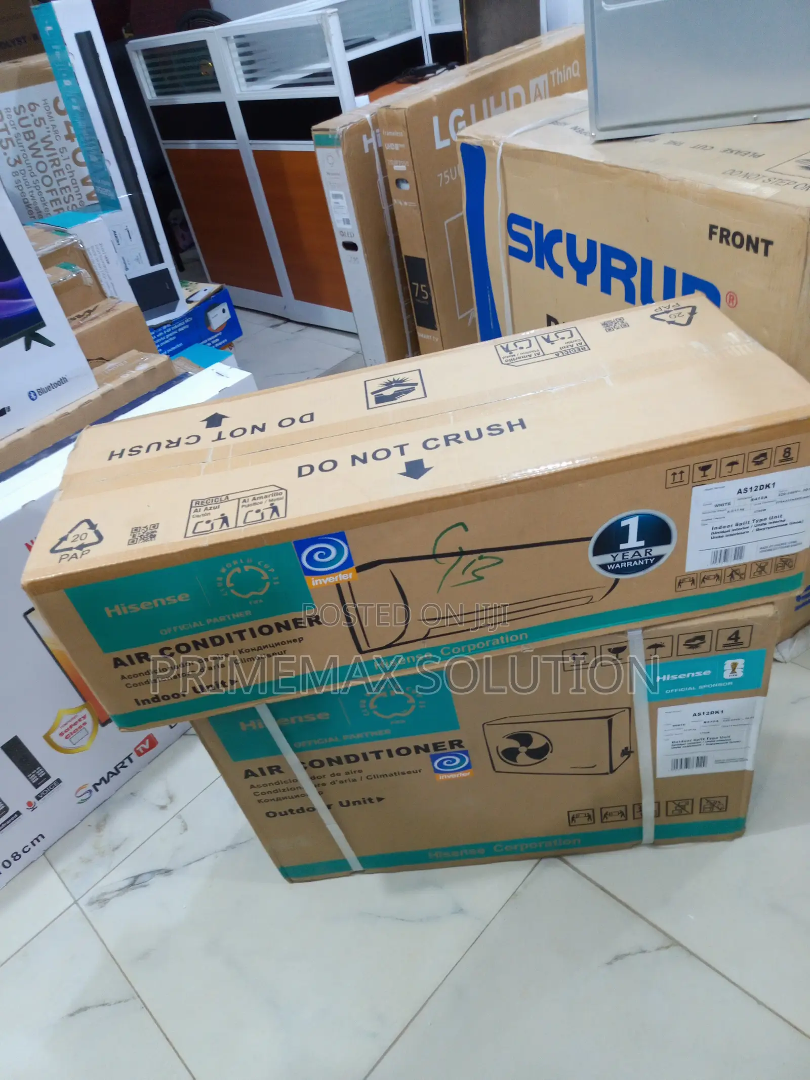 Hisense 1.5hp Split Inverter Ac As12dk1 - Copper Condenser