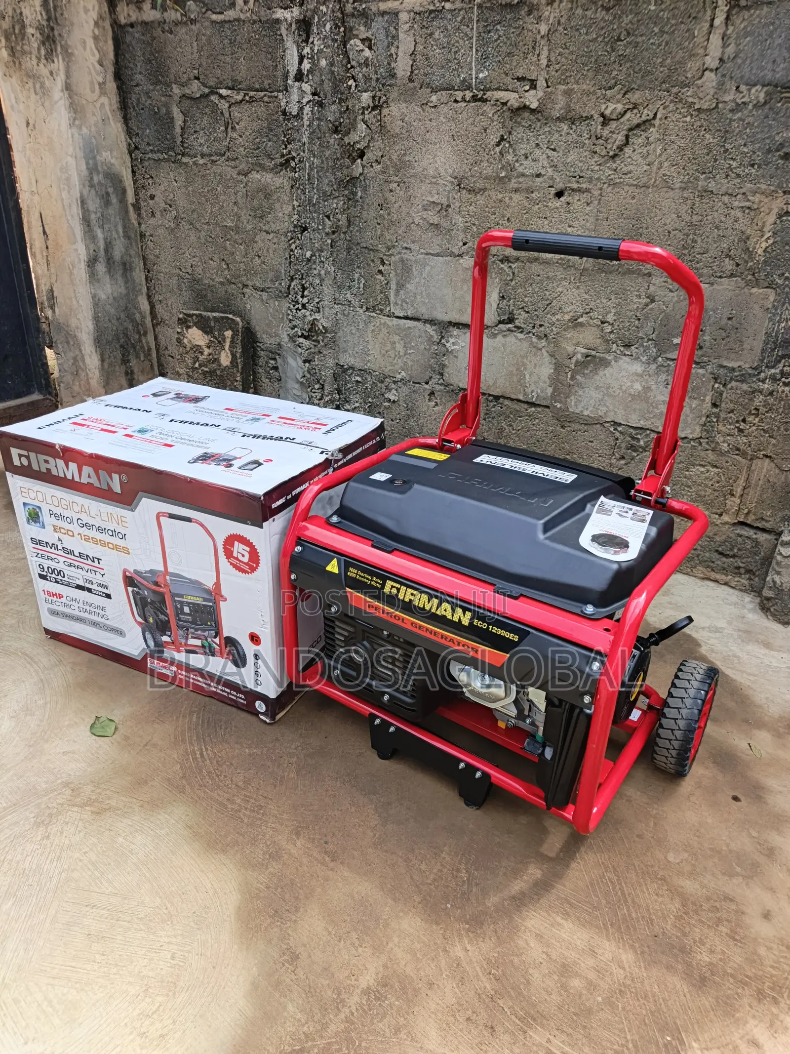 Reliable Fireman 9kva Eco 12990es Power Generator