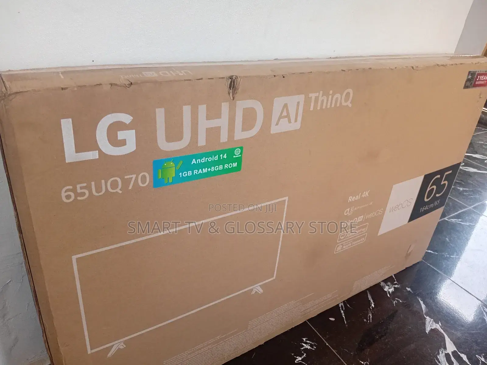Lg 65 Inches  Android  Smart  Cloud  Tv