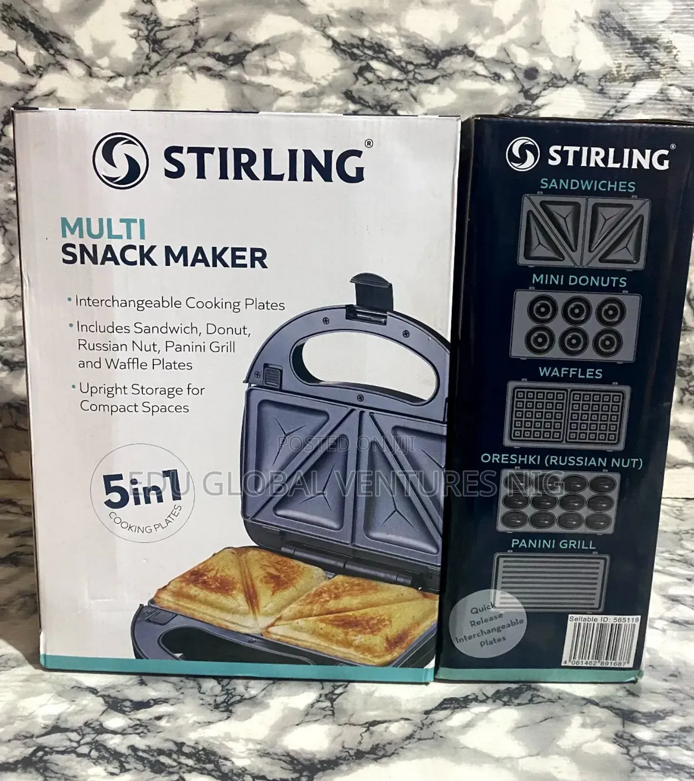 Stirling 5 in 1 Multi Snack Maker/Toaster.