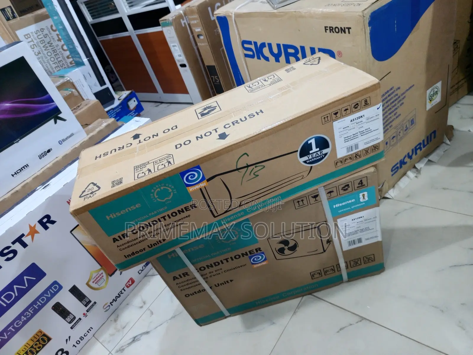 Hisense 1.5hp Split Inverter Aircon As12dk1