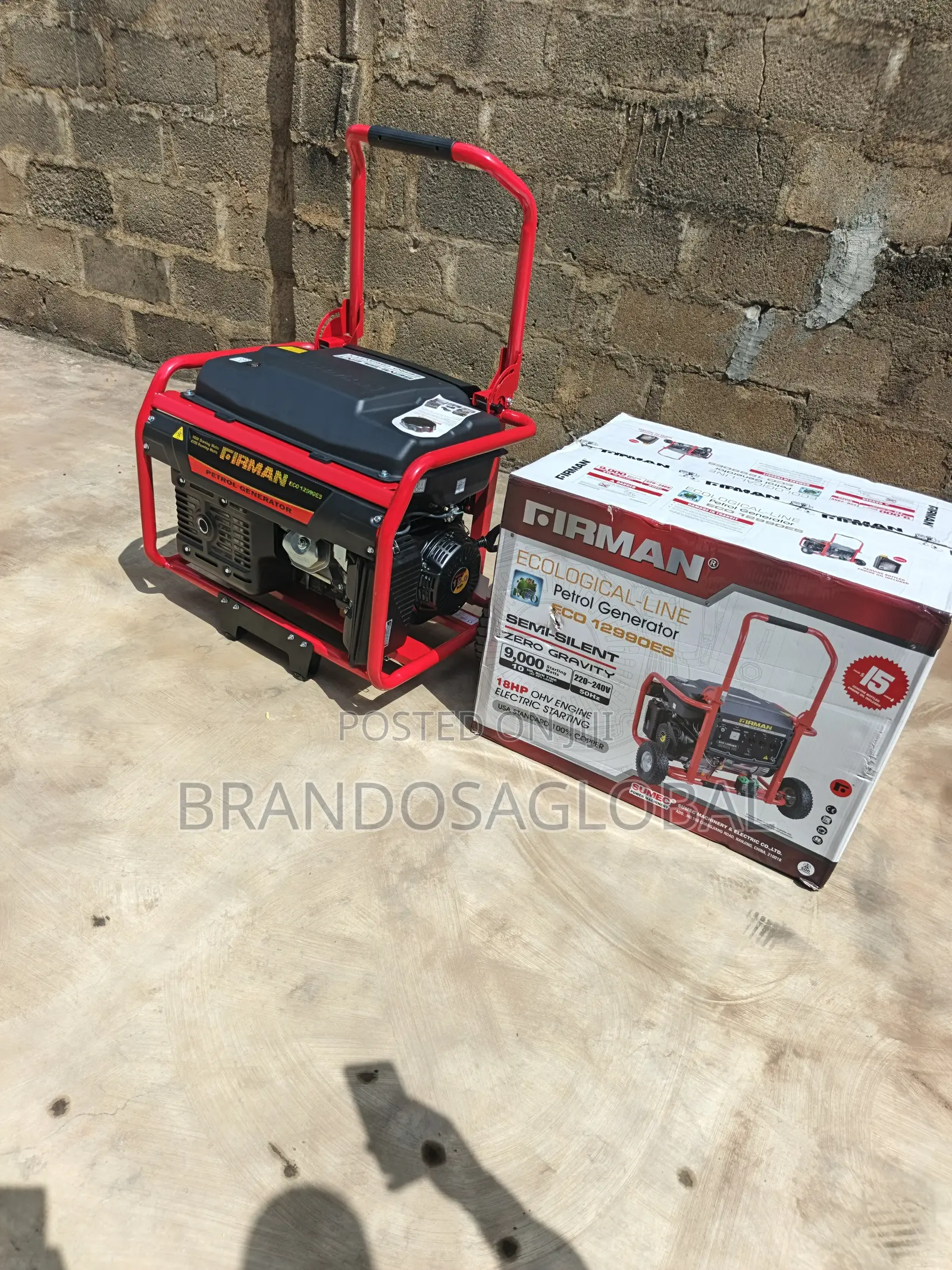 Firman 9kva Eco 12990es Industrial Petrol Generator