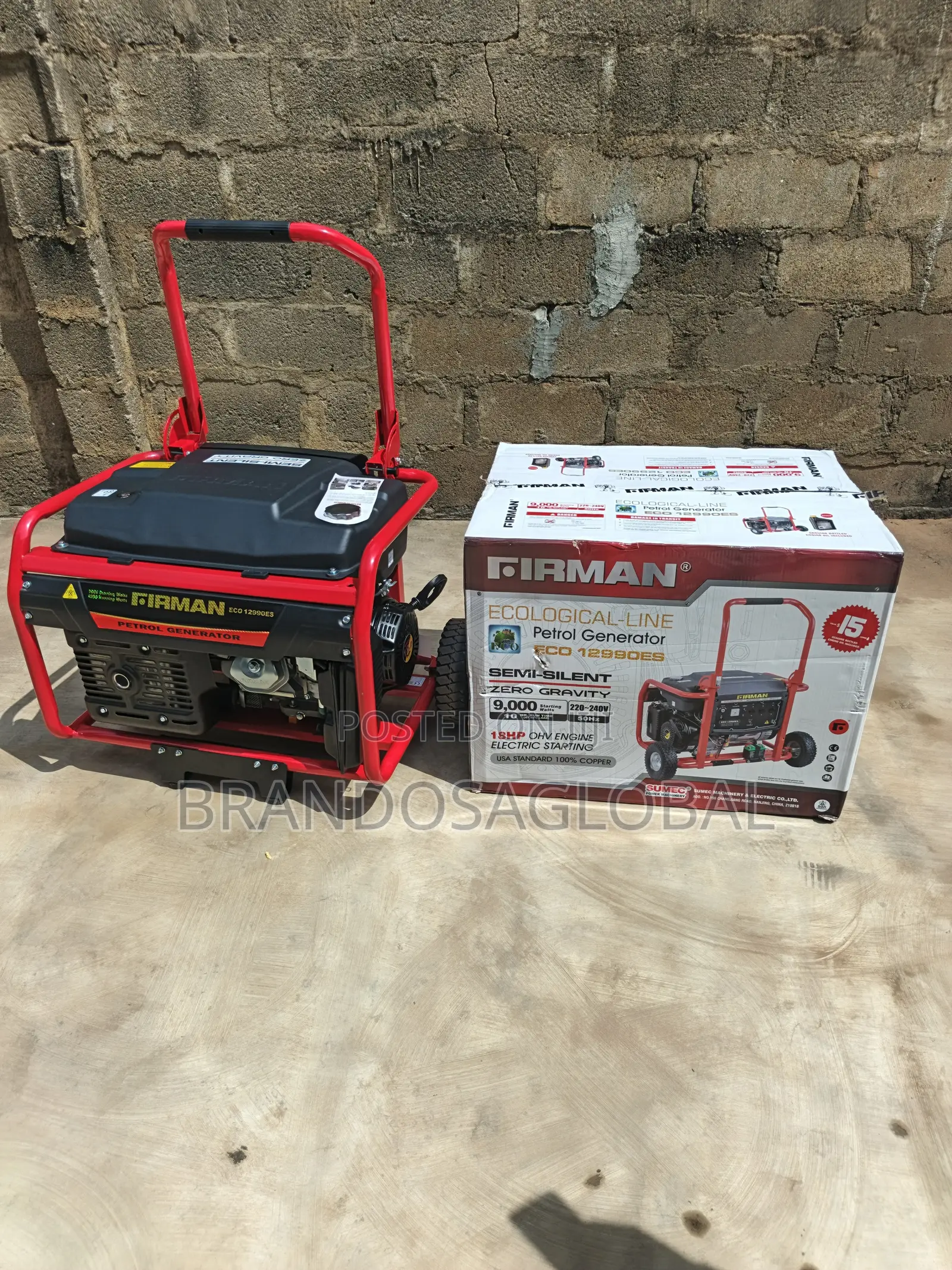 Firman Eco 12990es 9kva Stable Voltage Generator