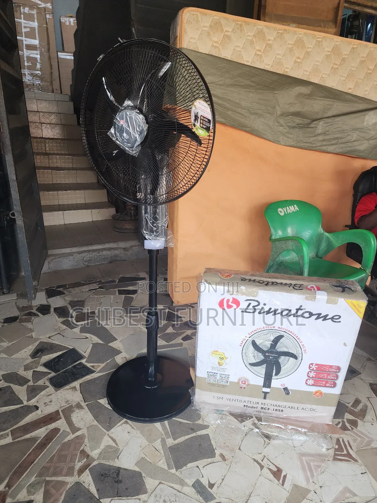 Brand New 1858 Binatone Rechargeable Fan.