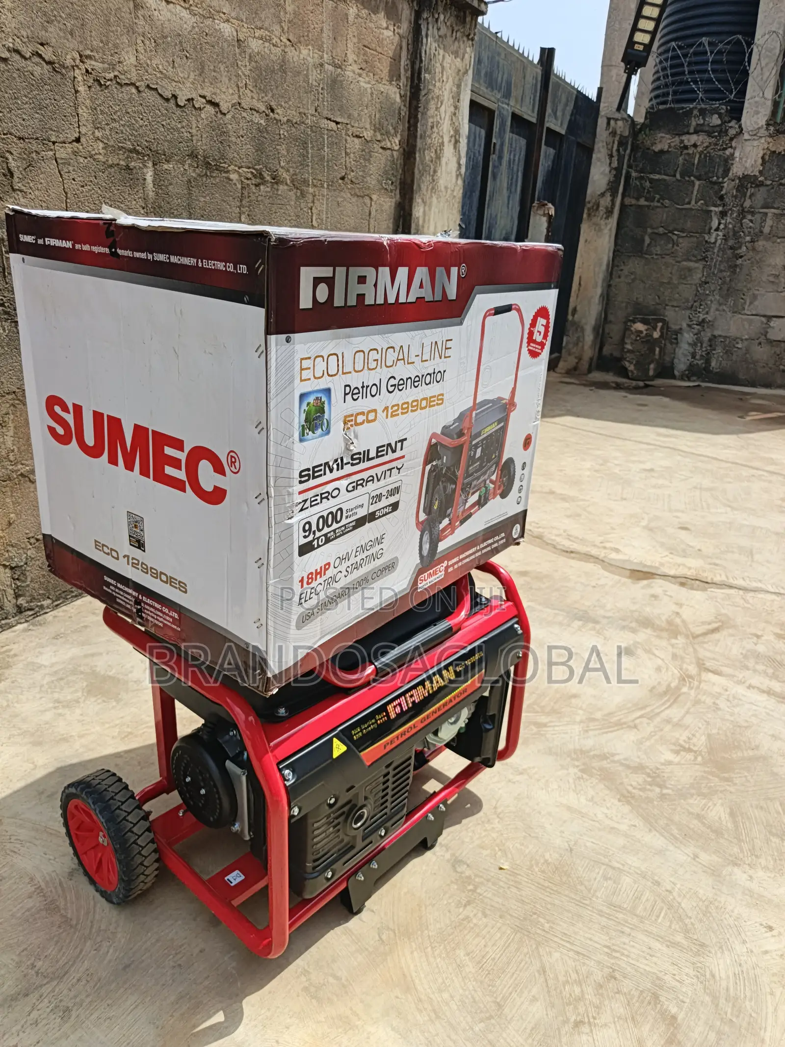 Firman 9kva Eco 12990es Petrol Powered Generator