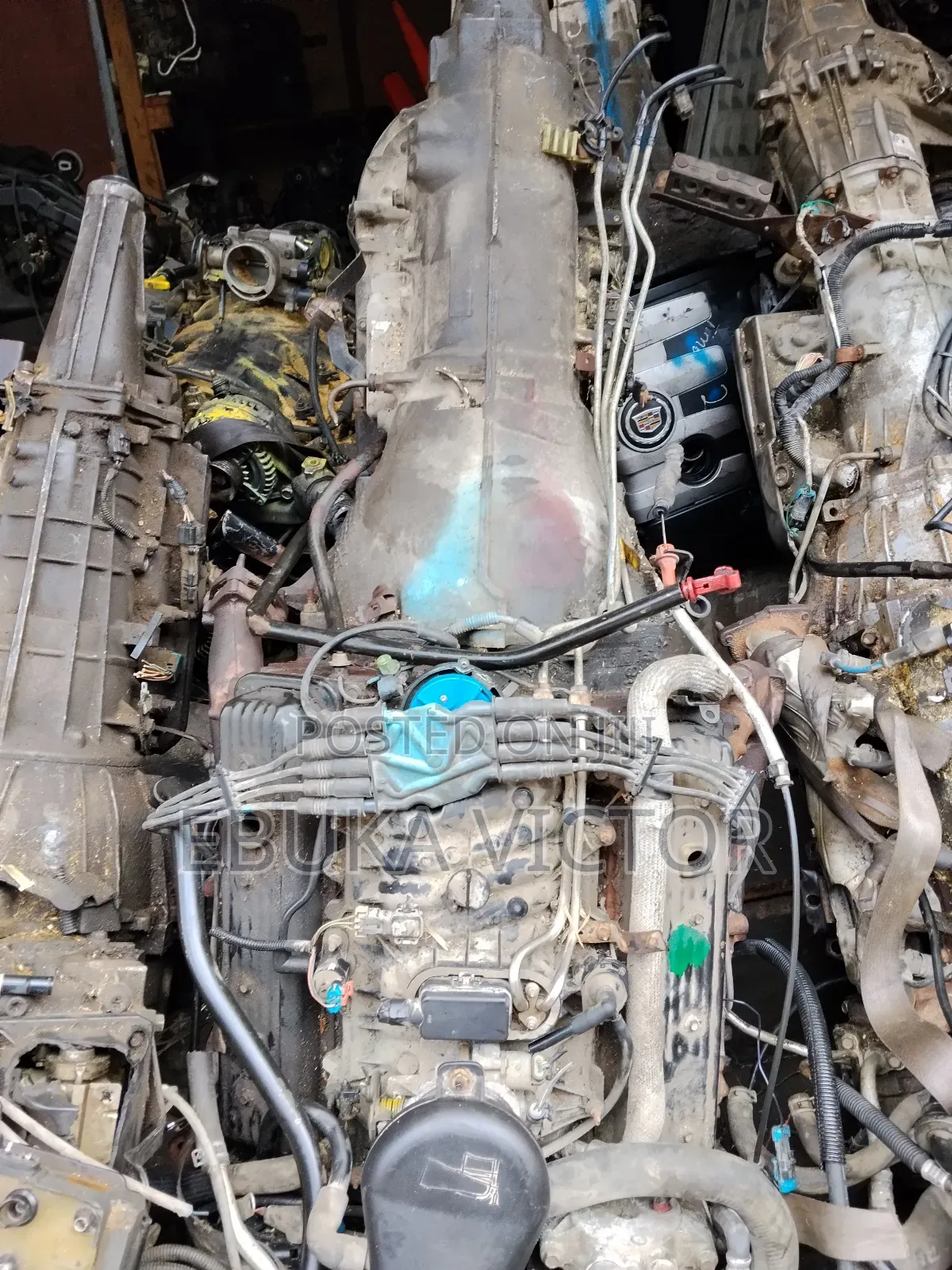 Engine and Gearbox Chevrolet Express Old Model