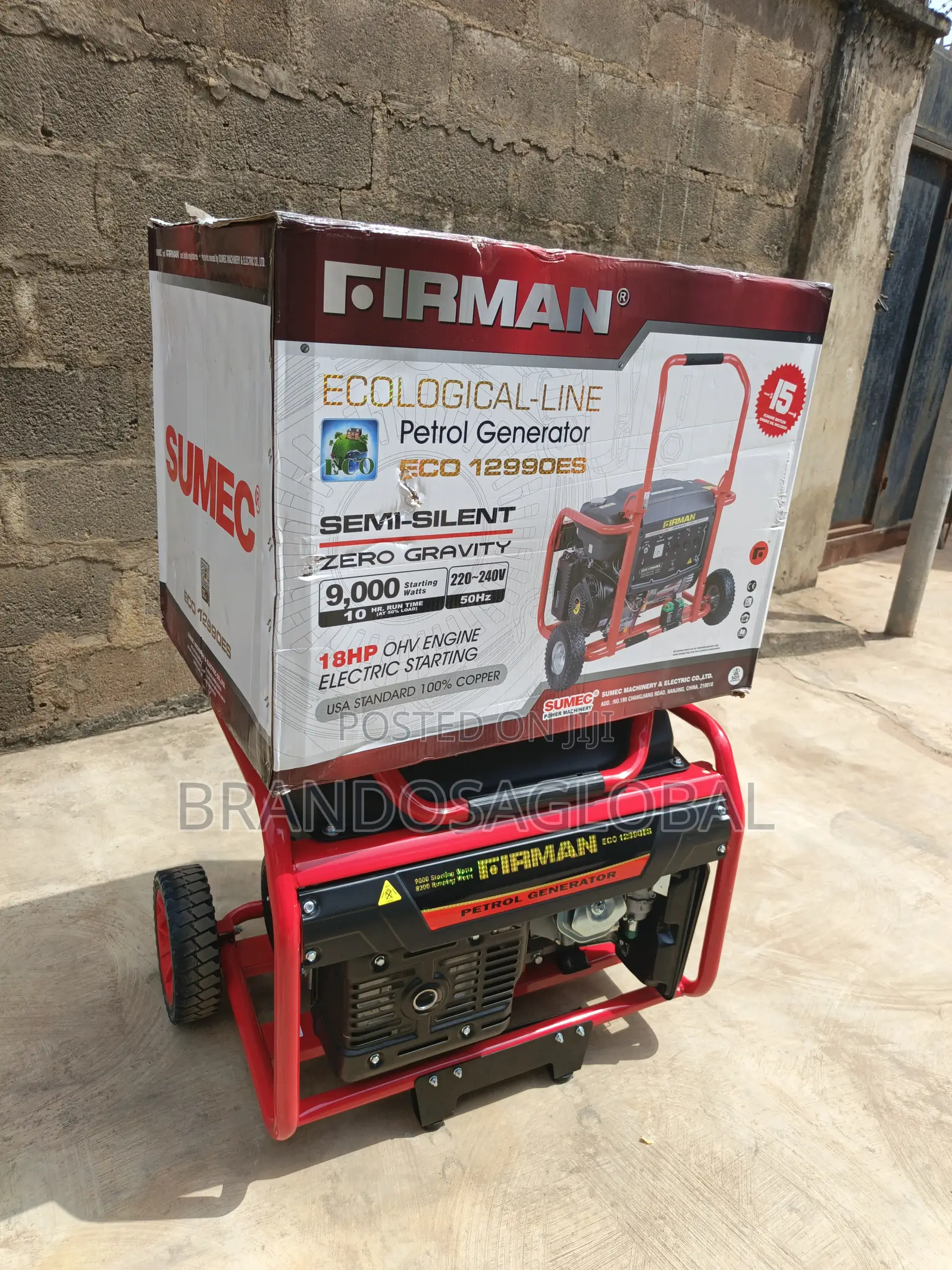 Firman Eco 12990es 9kva Generator for Large Homes