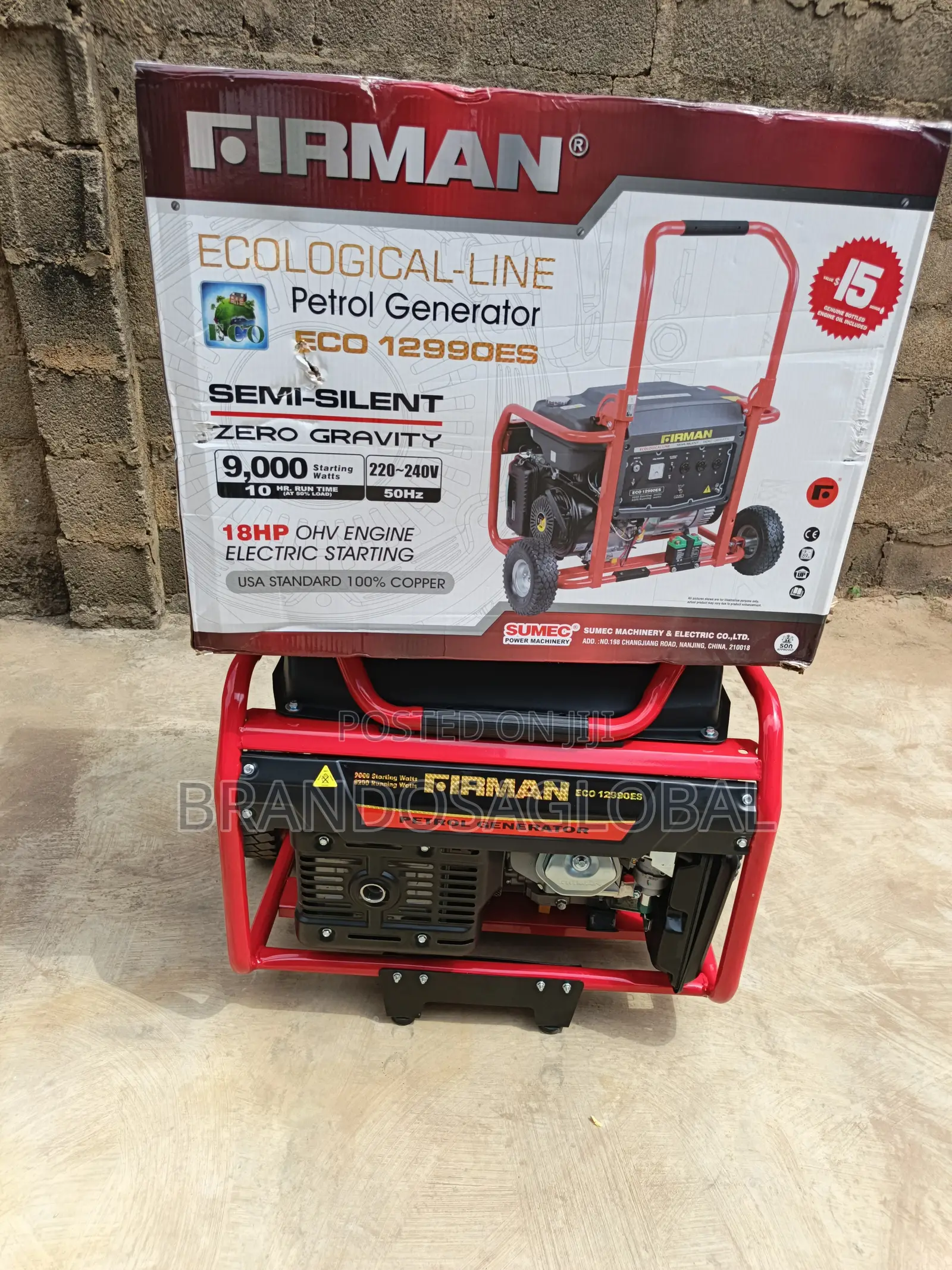 Firman 9kva Eco 12990es Generator for Estate Use