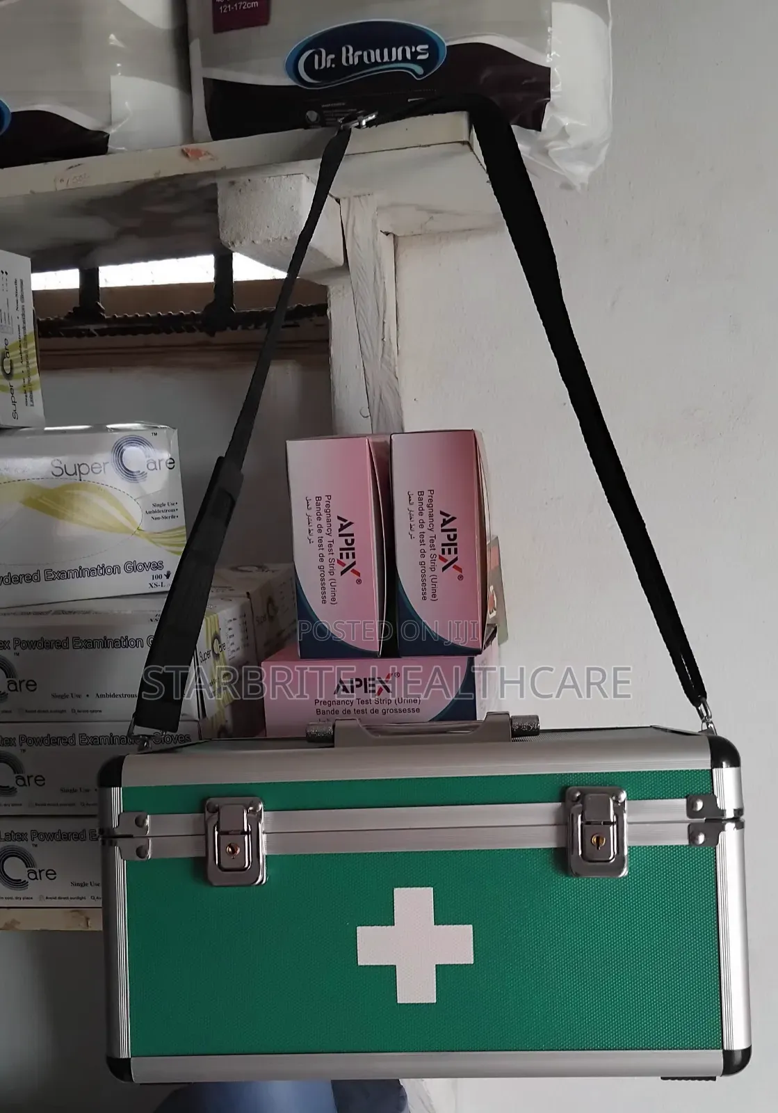 First Aid Box - Empty (Portable Medical Storage Case)