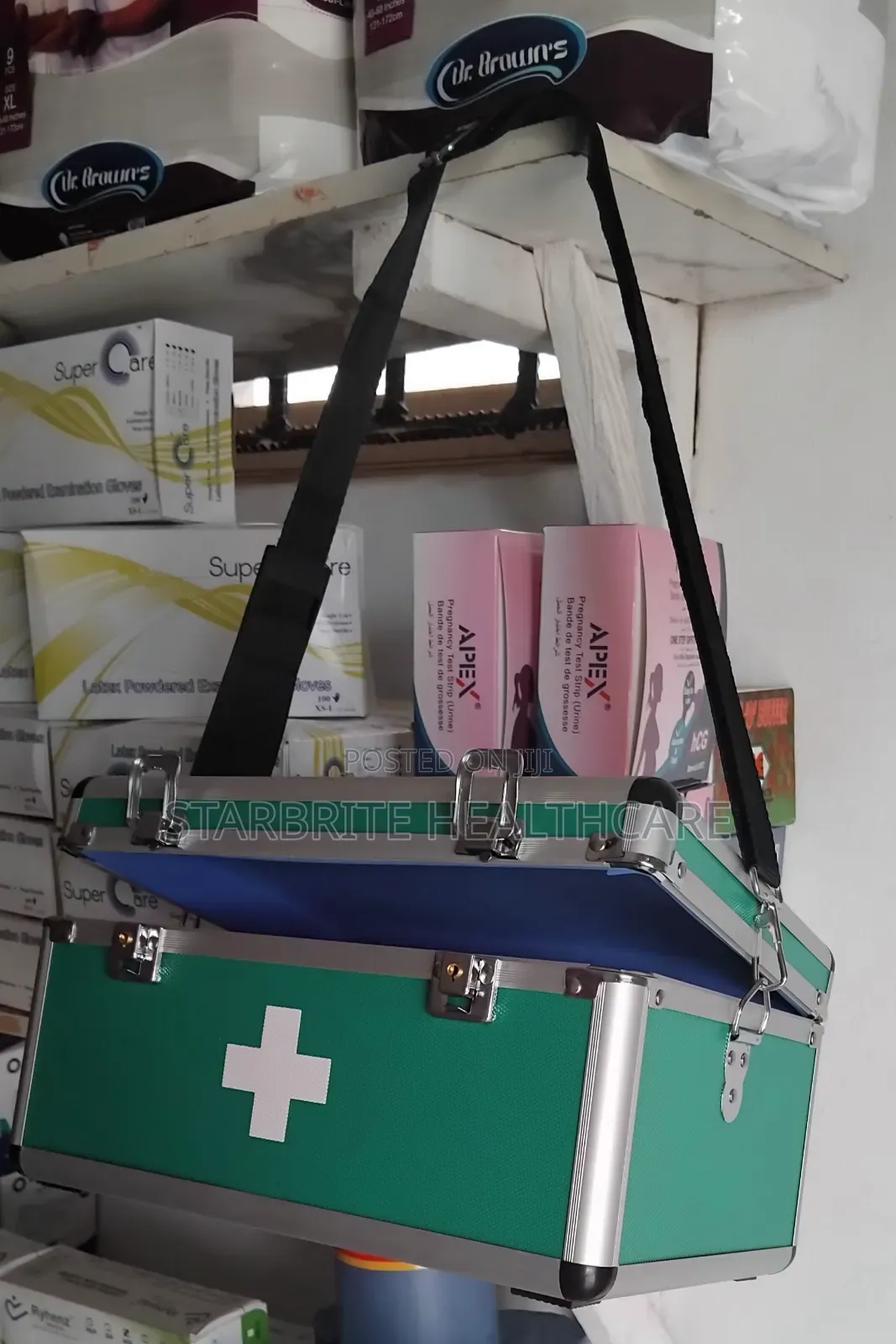 First Aid Box - Empty (Portable Medical Storage Case)