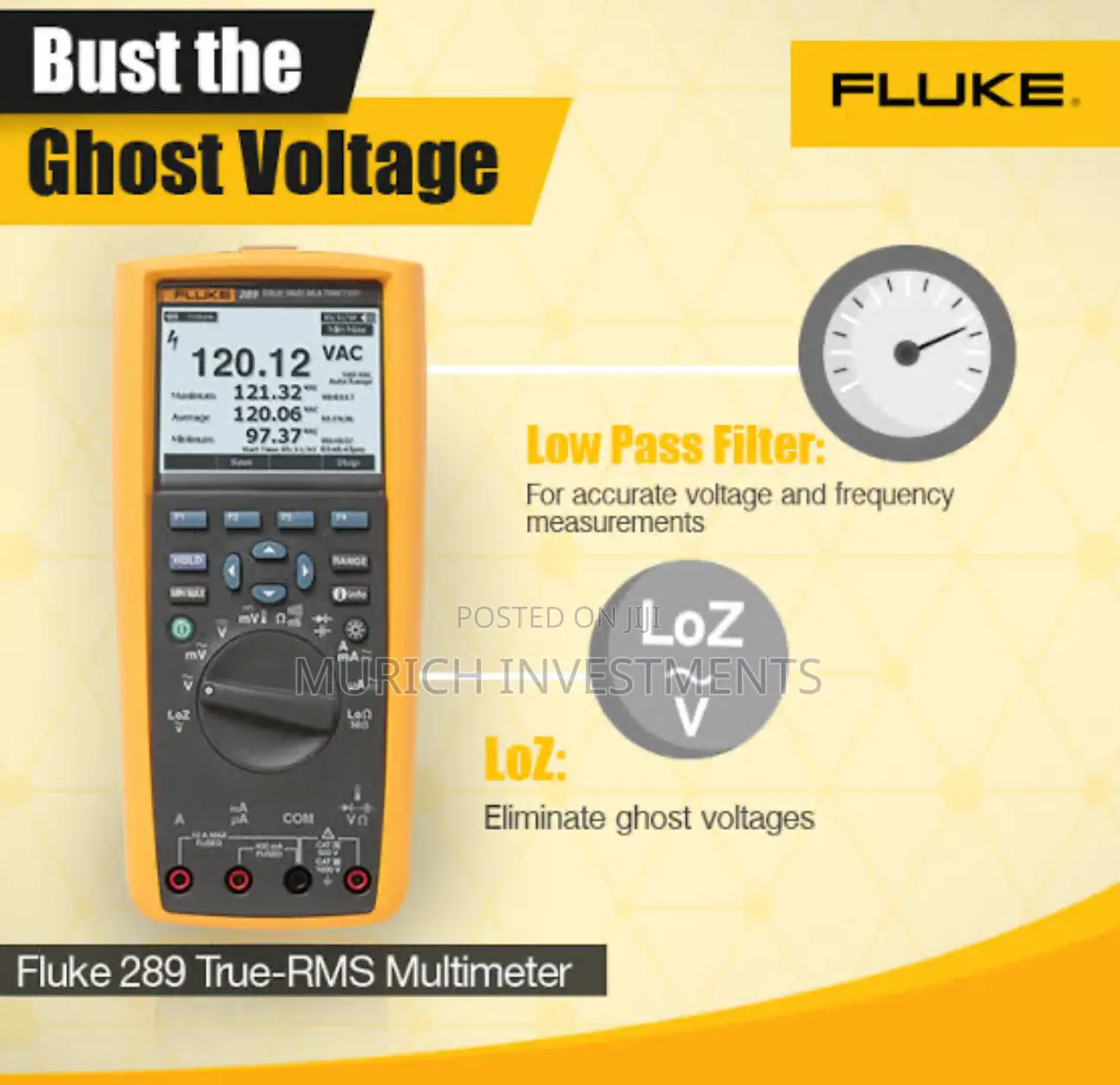 Fluke 289 True RMS Industrial Data Logging Multimeter Kit