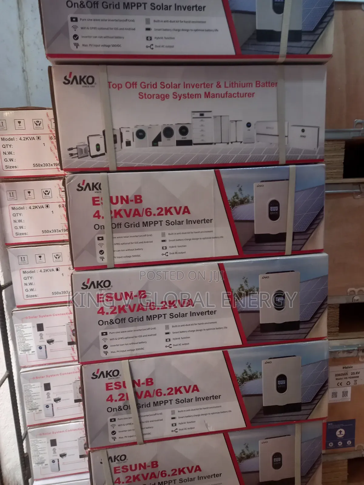 Sako Solar 6.2kva/48v on Off Grid MPPT Solar Hybrid Inverter
