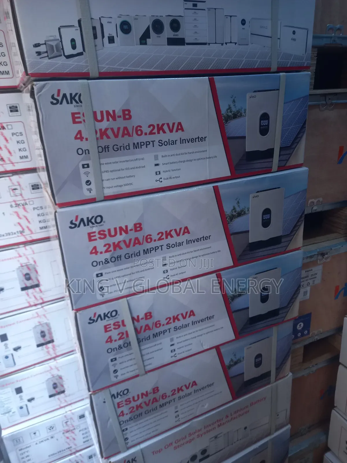 Sako Solar 6.2kva/48v on Off Grid MPPT Solar Hybrid Inverter