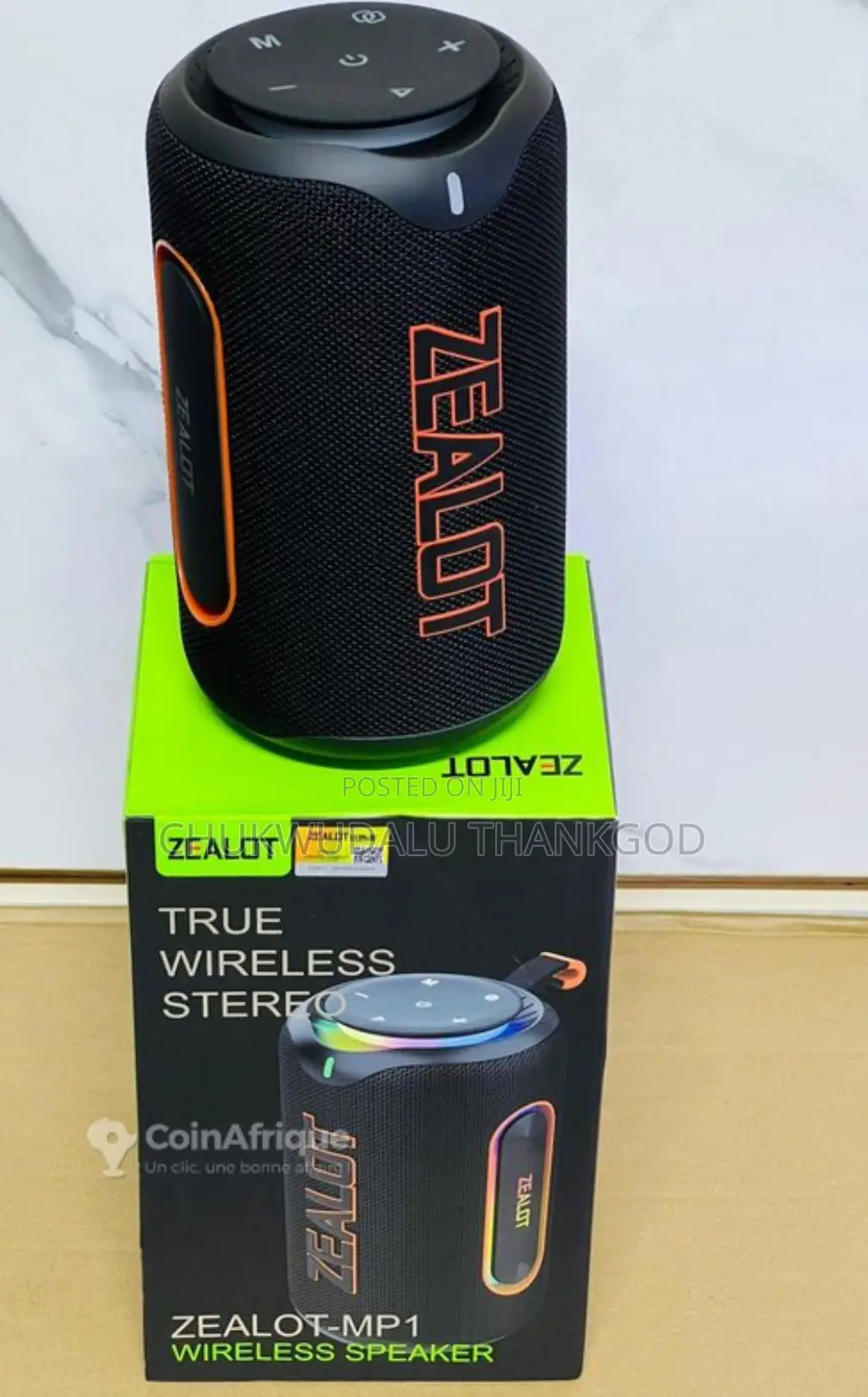 Zealot Mp1 Portable Wireless Bluetooth Speaker