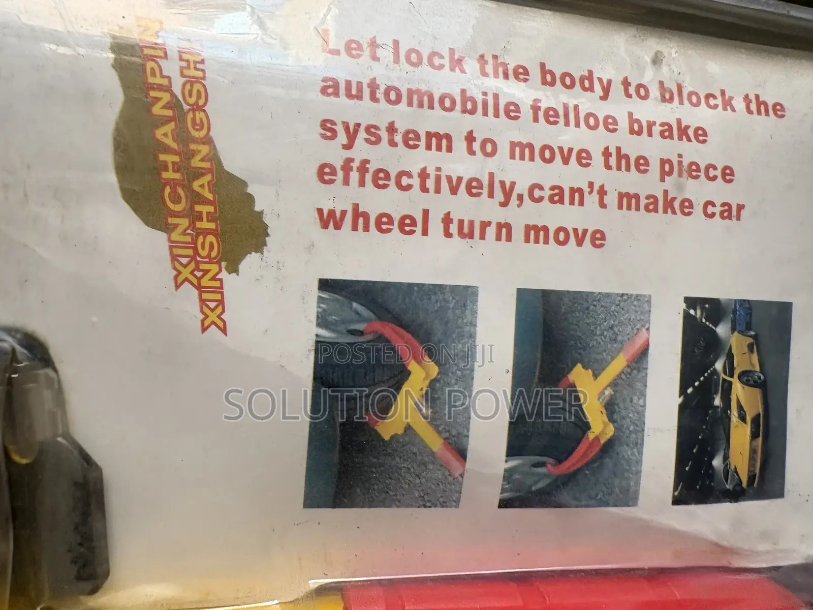 Clamp Wheel Lock(Car Padlock)