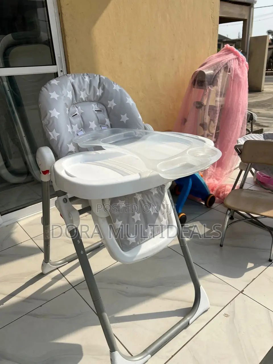Affordable Convertible Feeding High Chair With Double Tray