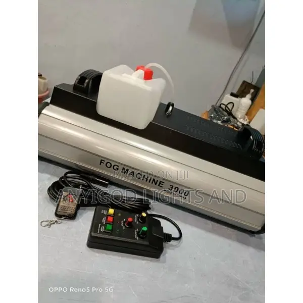 3000w Smoke Fog Machine With Wireless Continuous Remote Controller