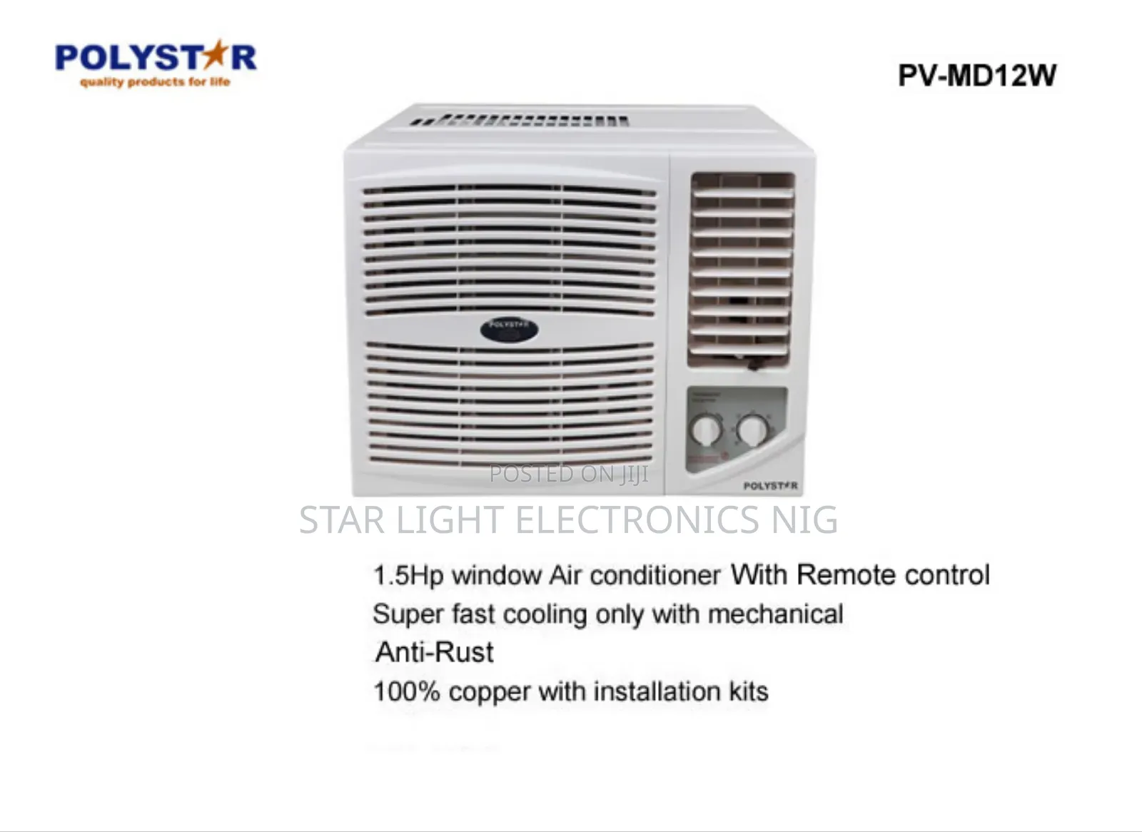 1.5hp Window Ac With Remote Control