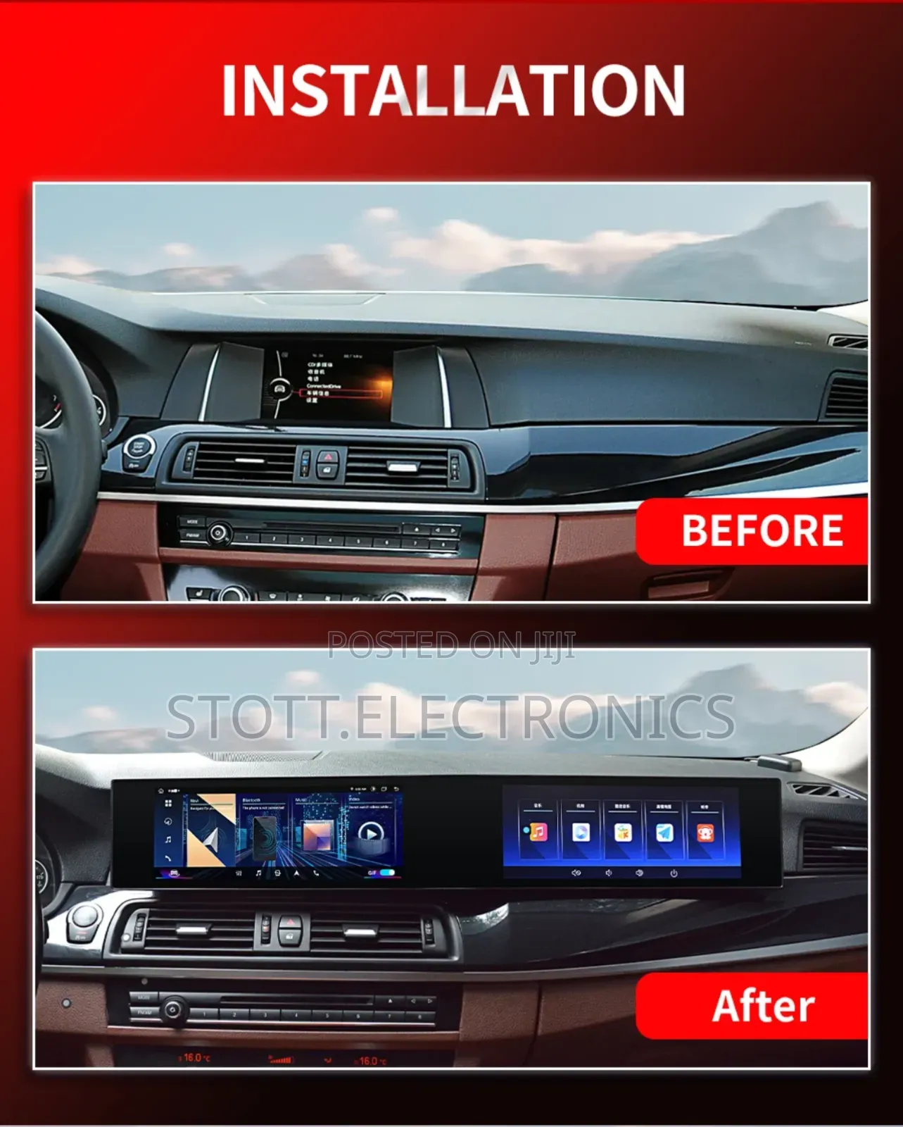 BMW 5 Series/ F10/ F11 Car Multimedia Player