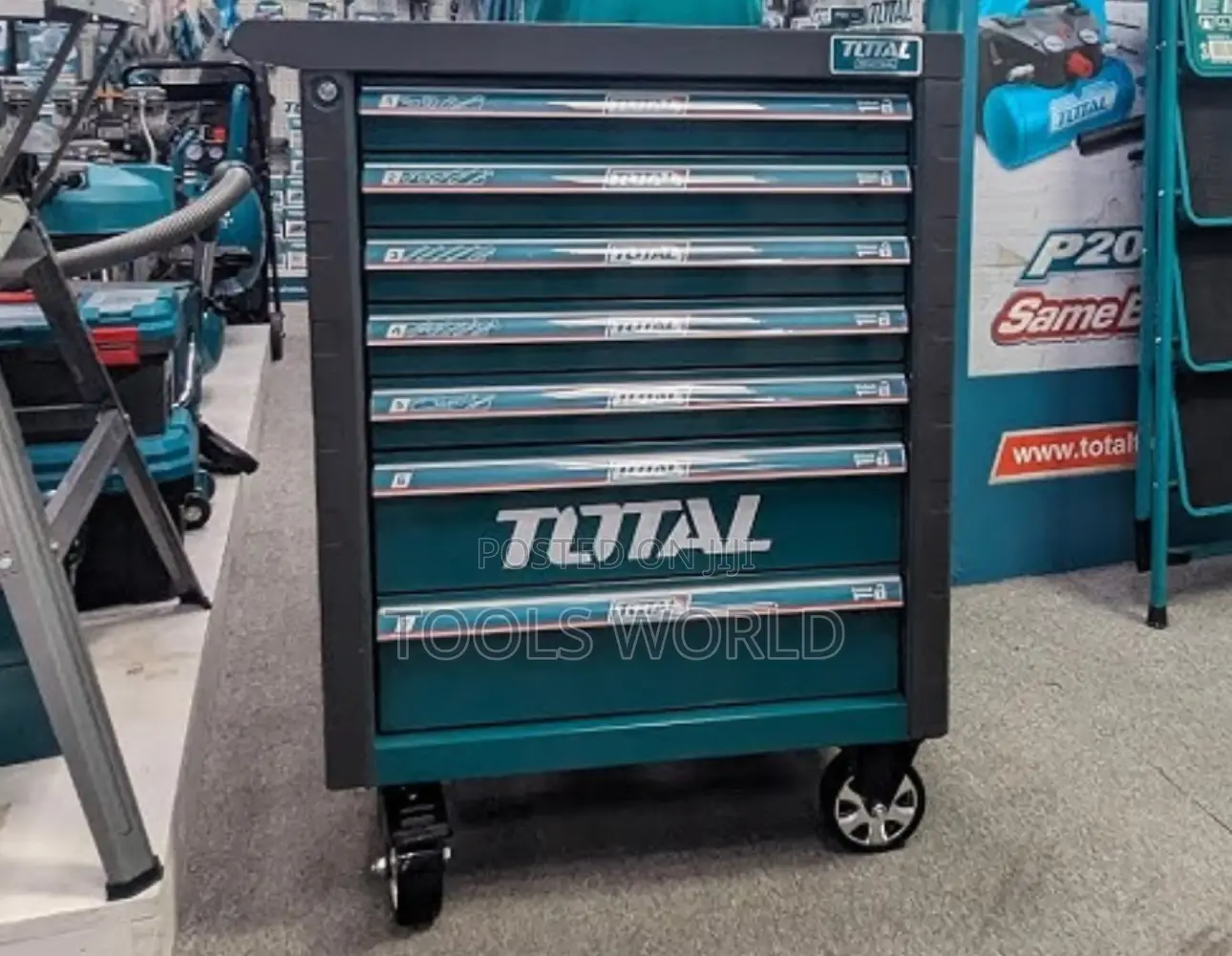 Total 328-PCS Professional Tool Chest Set – 7 Drawers + Full Tool Kit