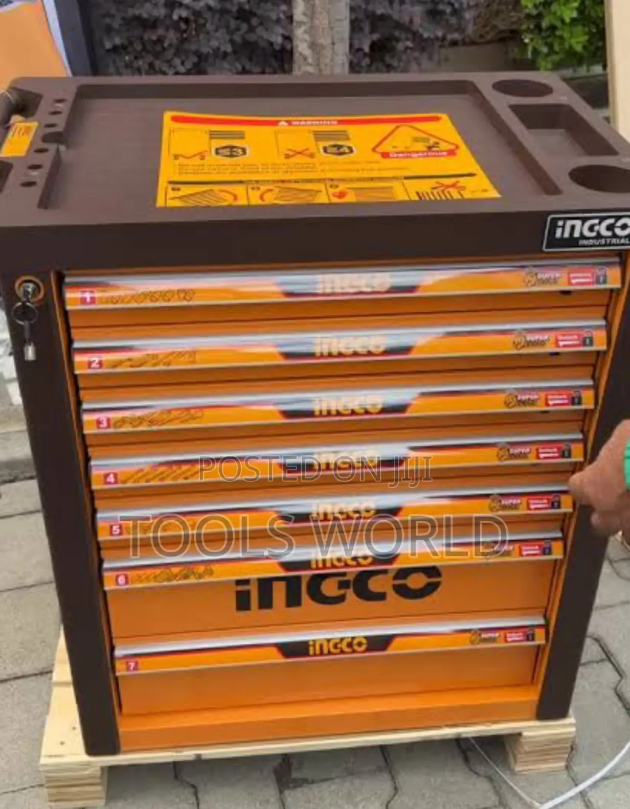 Ingco 369pcs Mechanics Tool Chest Set + Impact Wrench – Ciwli2085