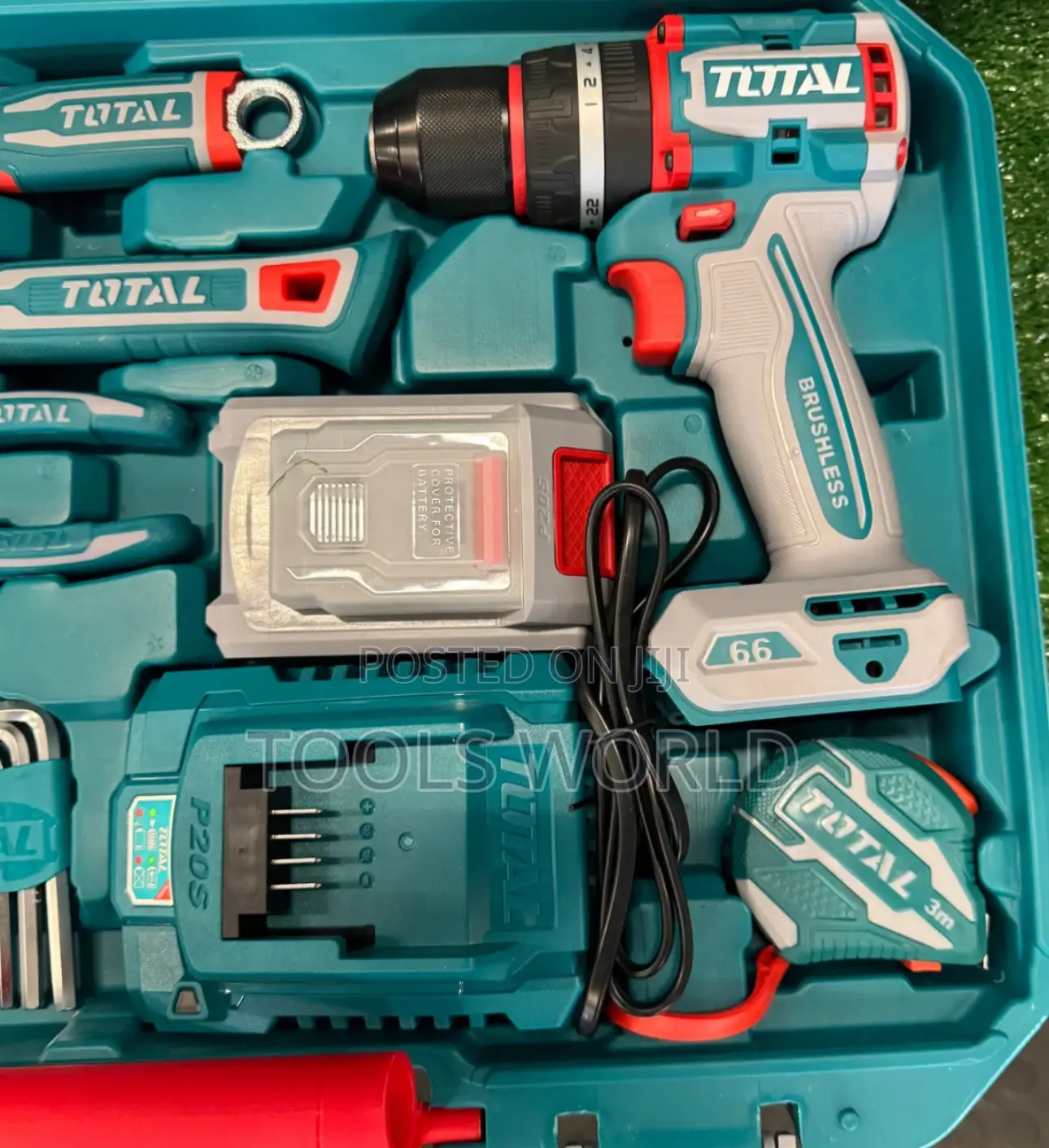 165pcs Tool Set + 20v Lithium-Ion Impact Drill – Thkthp11652