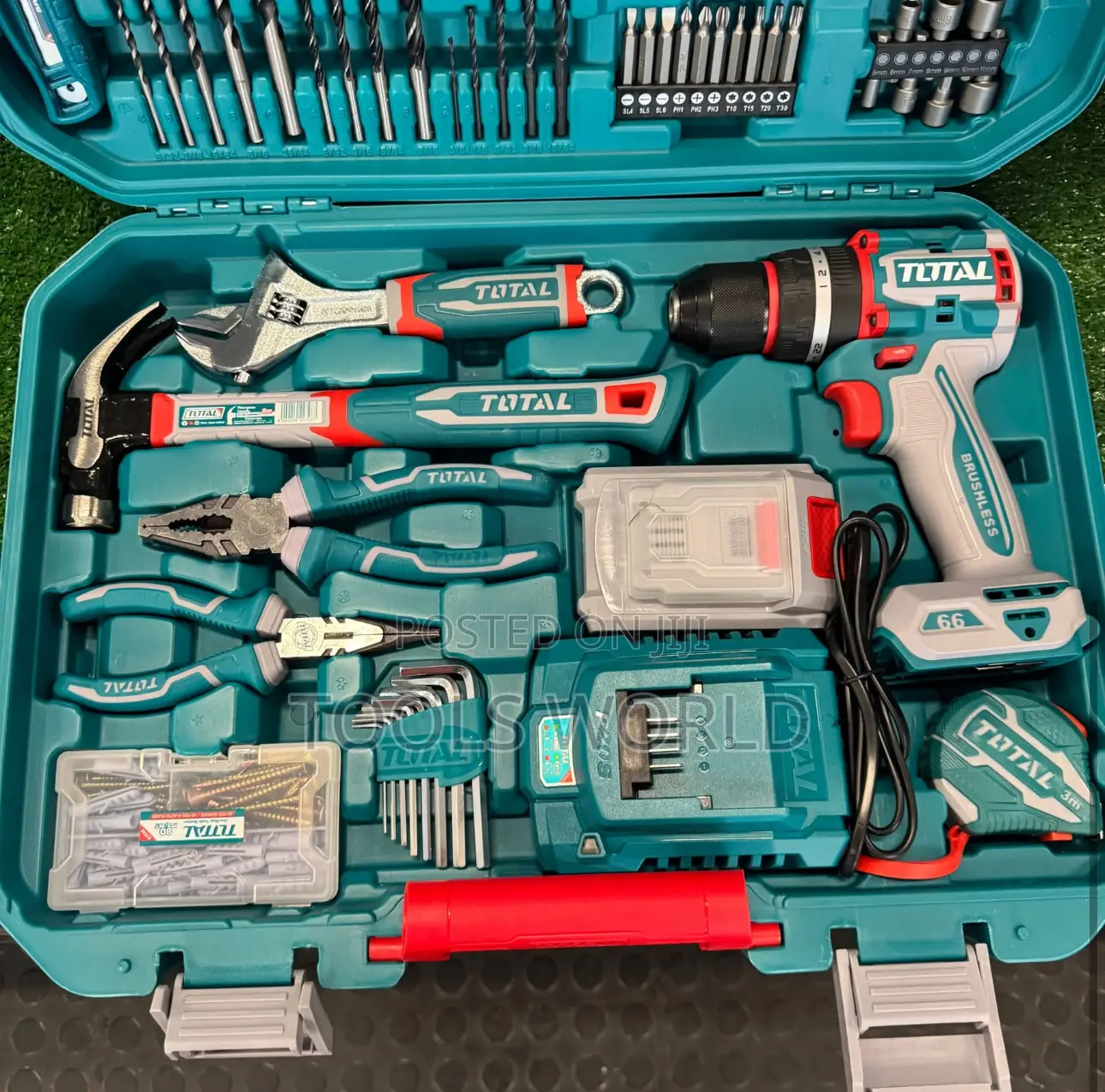 165pcs Tool Set + 20v Lithium-Ion Impact Drill – Thkthp11652