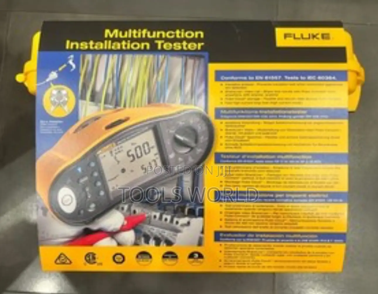 Fluke 1664 Fc Multifunction Installation Tester Complete