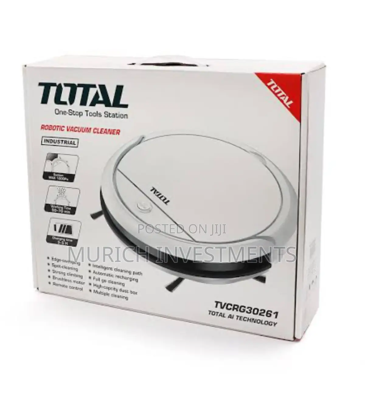 Robotic Vacuum Cleaner Li-Ion With Relote Control