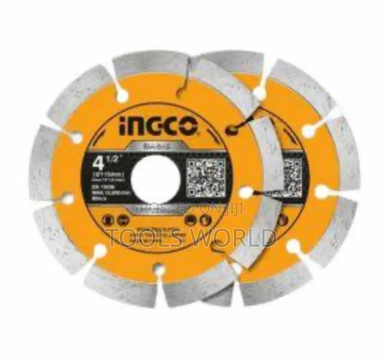 115mm (4-1/2”) Ingco Dry Diamond Disc – Stone Concrete Cutter