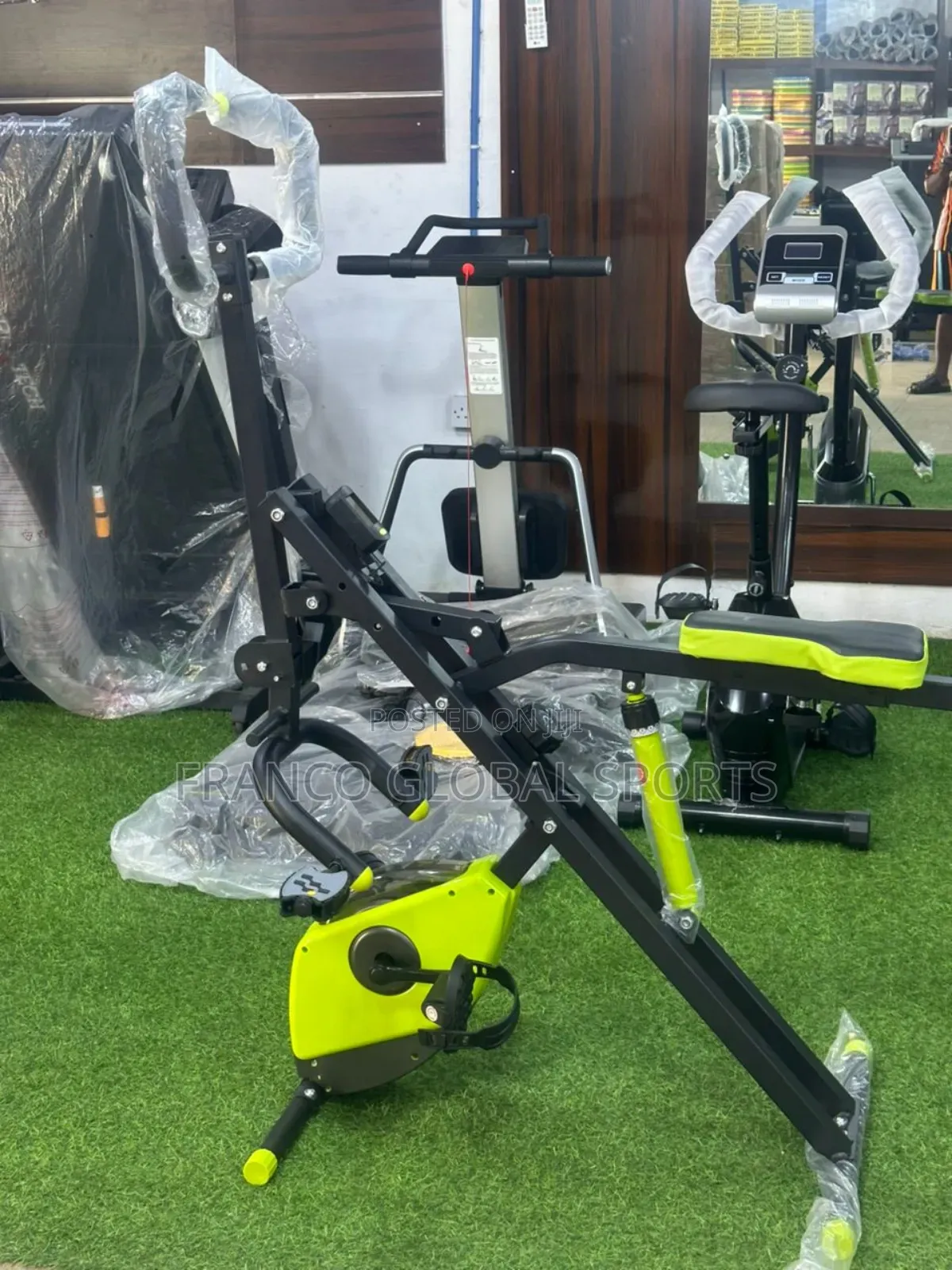 2-in-1 Horse Riding Total Crunch Fitness Machine
