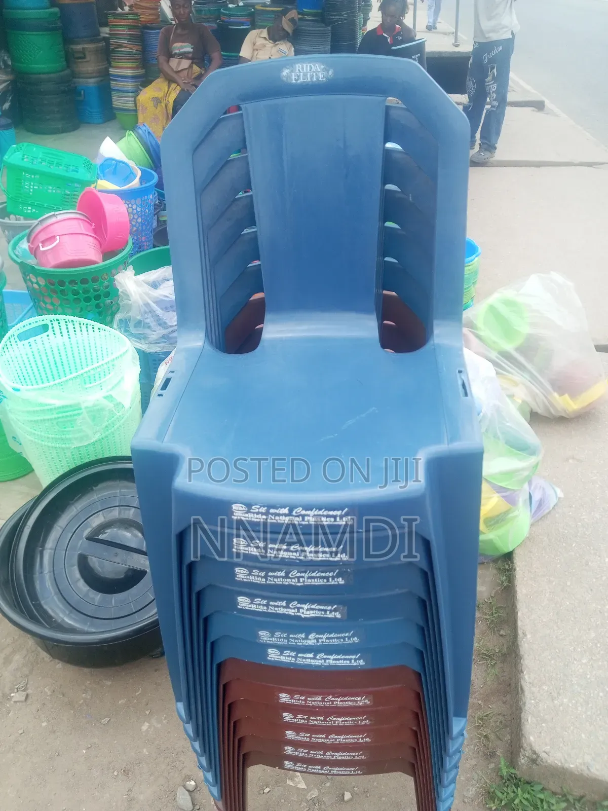 Strong Plastic Chairs in Dozens for Sales Berger