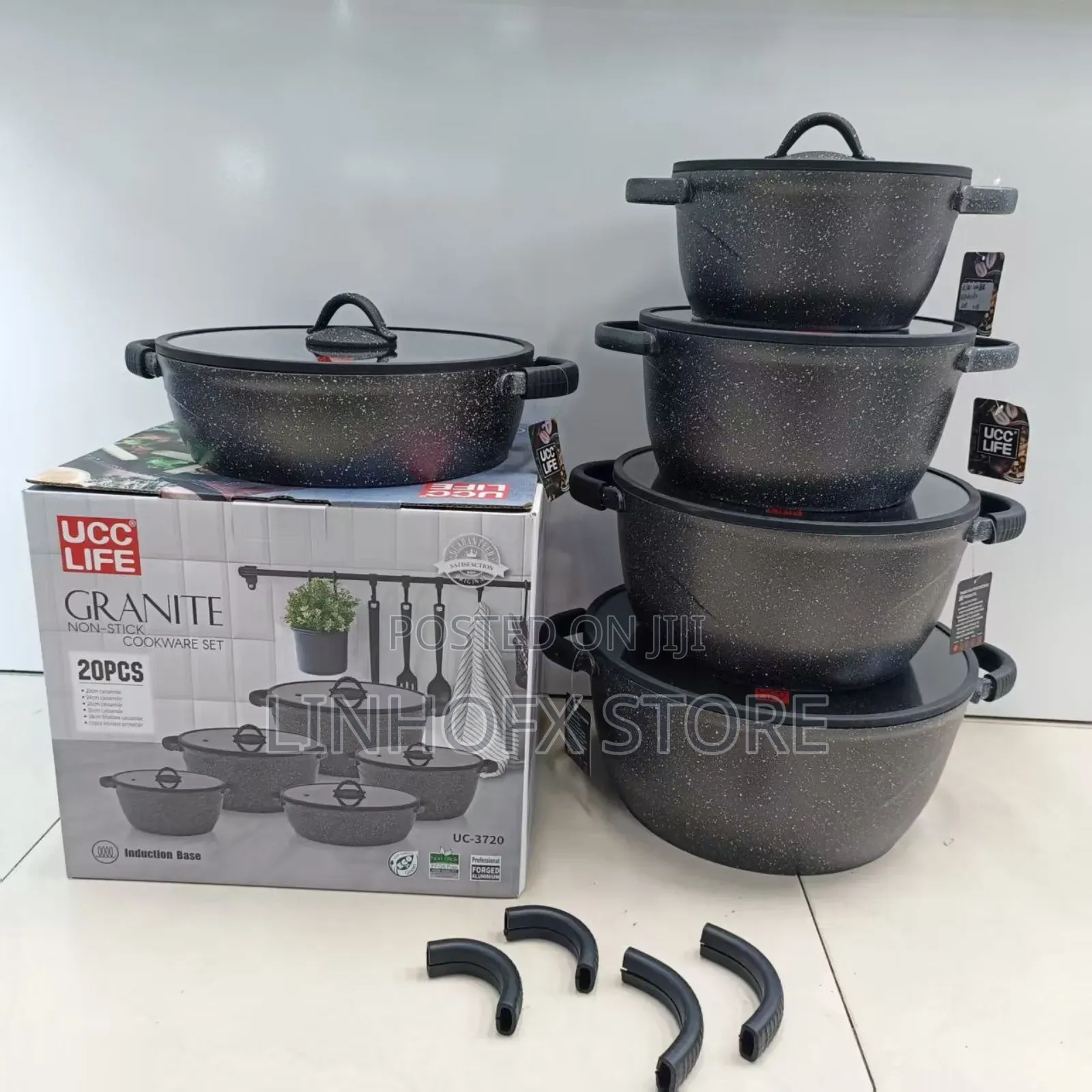 Ucclife Pot Set 
Available In Black And White