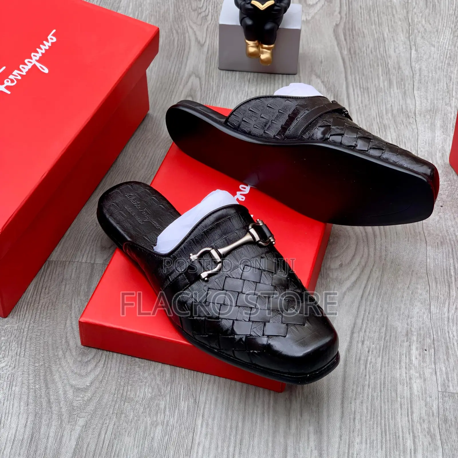 Original Salvatore Ferragamo Leather Mules
