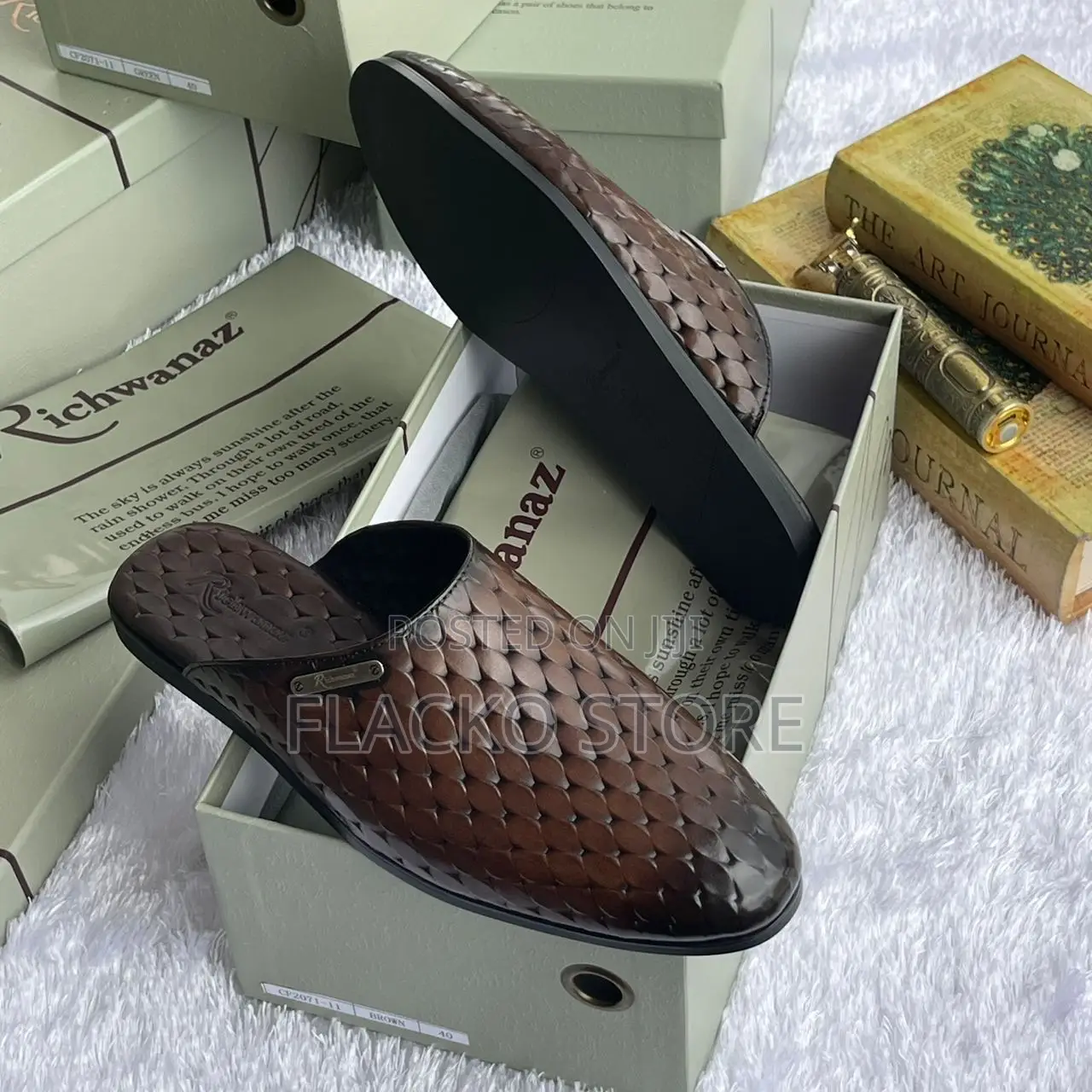 Original Richwanaz Leather Mules